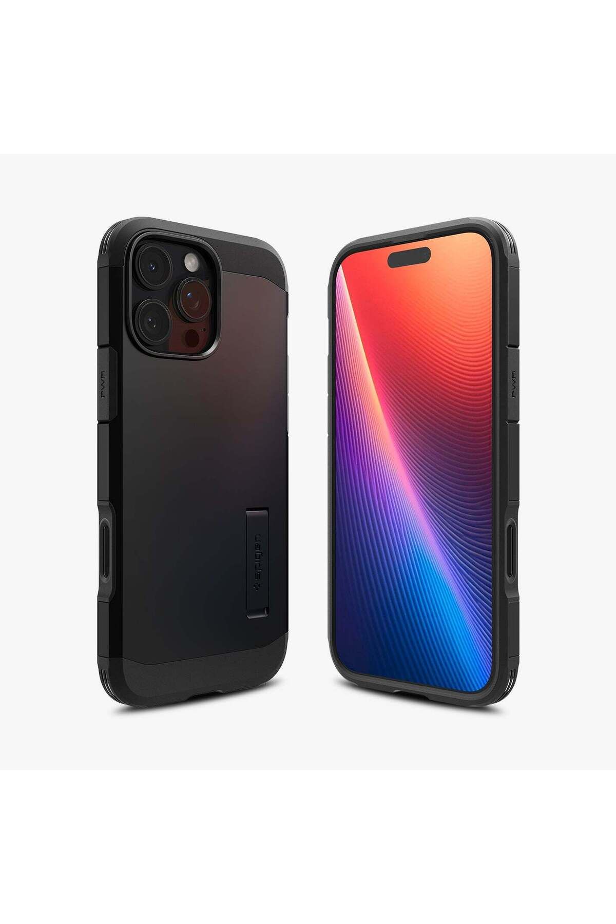 Spigen-iPhone 16 Pro Max Case Tough Armor Ai t (with Camera Button Protection) Magfit Magsafe Black - Acs08503 3