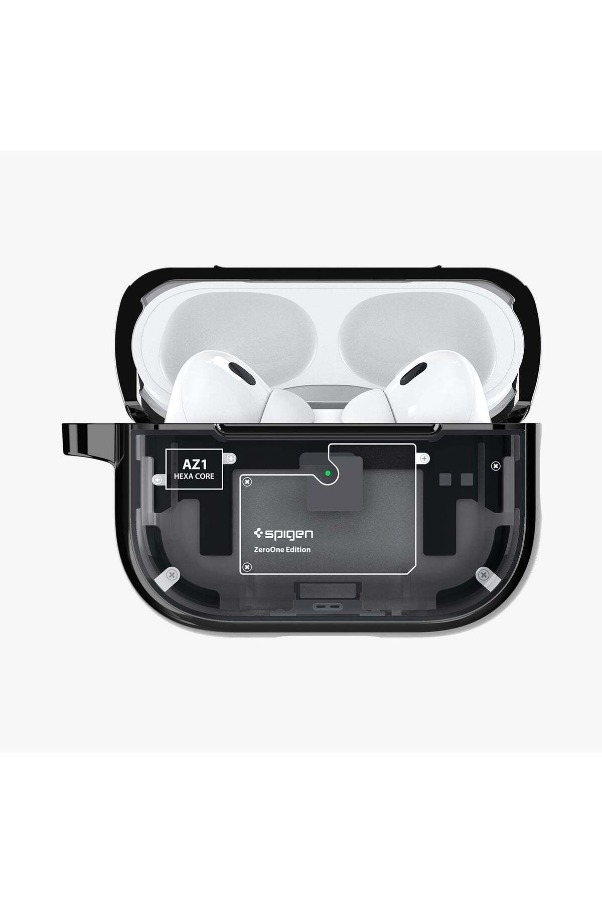 Spigen AirPods Pro (2. nesil) Kılıf Ultra Hybrid Zero One Black