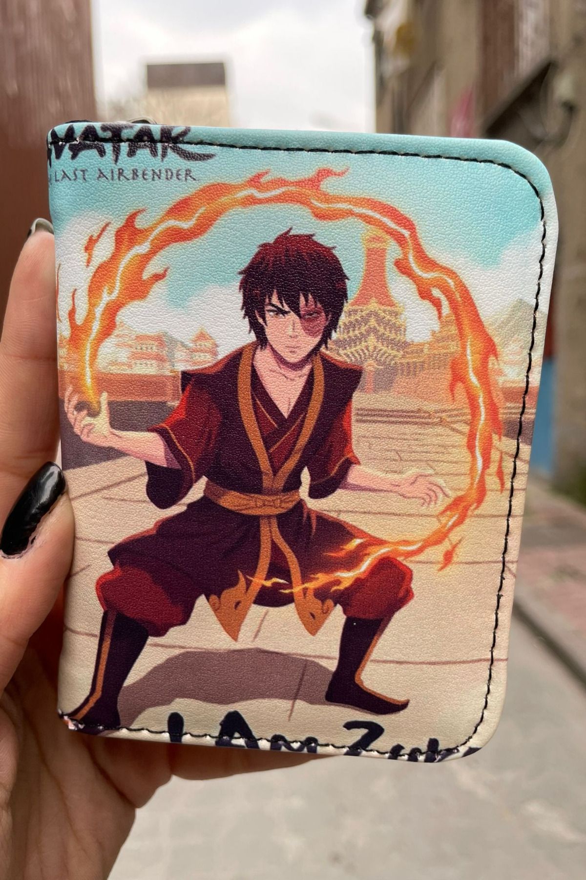 Köstebek Anime Avatar: The Last Airbender Zuko Kısa Cüzdan