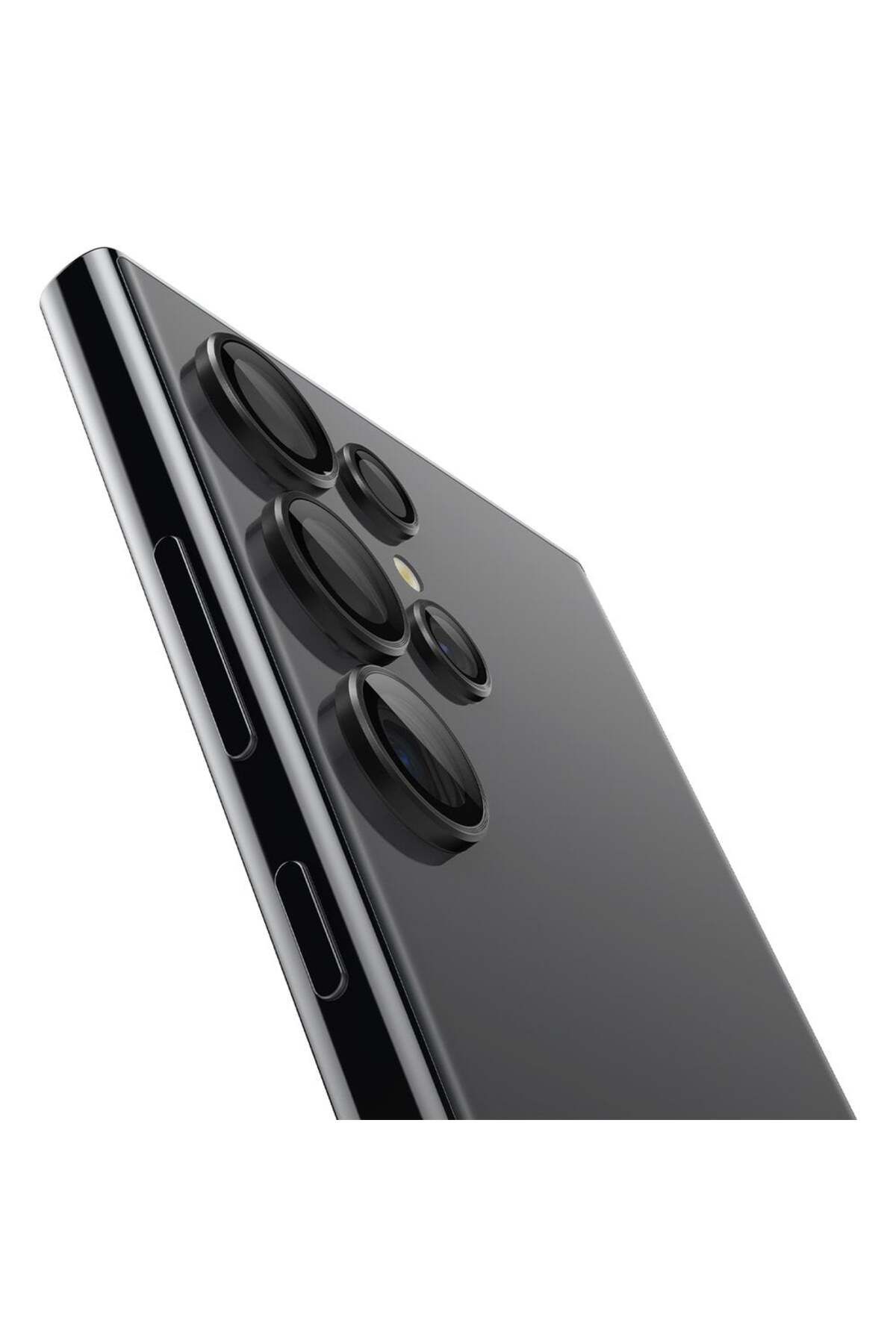 Spigen-Galaxy S24 Ultra Camera Lens Glass Protective Glas.tR EZ Fit Optik Pro (2 Pieces) Black - AGL07425 5