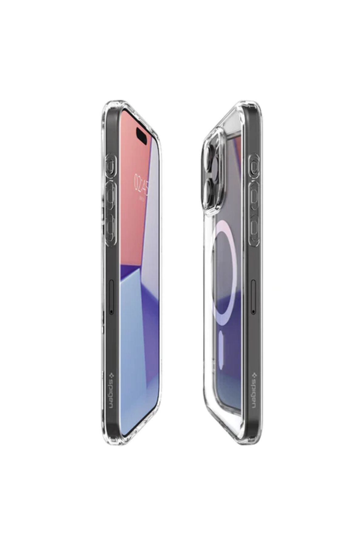Spigen-iPhone 15 Pro Max Case, Spigen Crystal Hybrid (Magsafe Compatible) 4