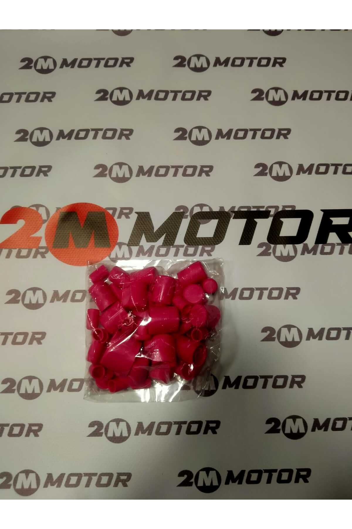 OEM MOTOSİKLET VİDA KAPAĞI PEMBE RENK 80 PARÇA