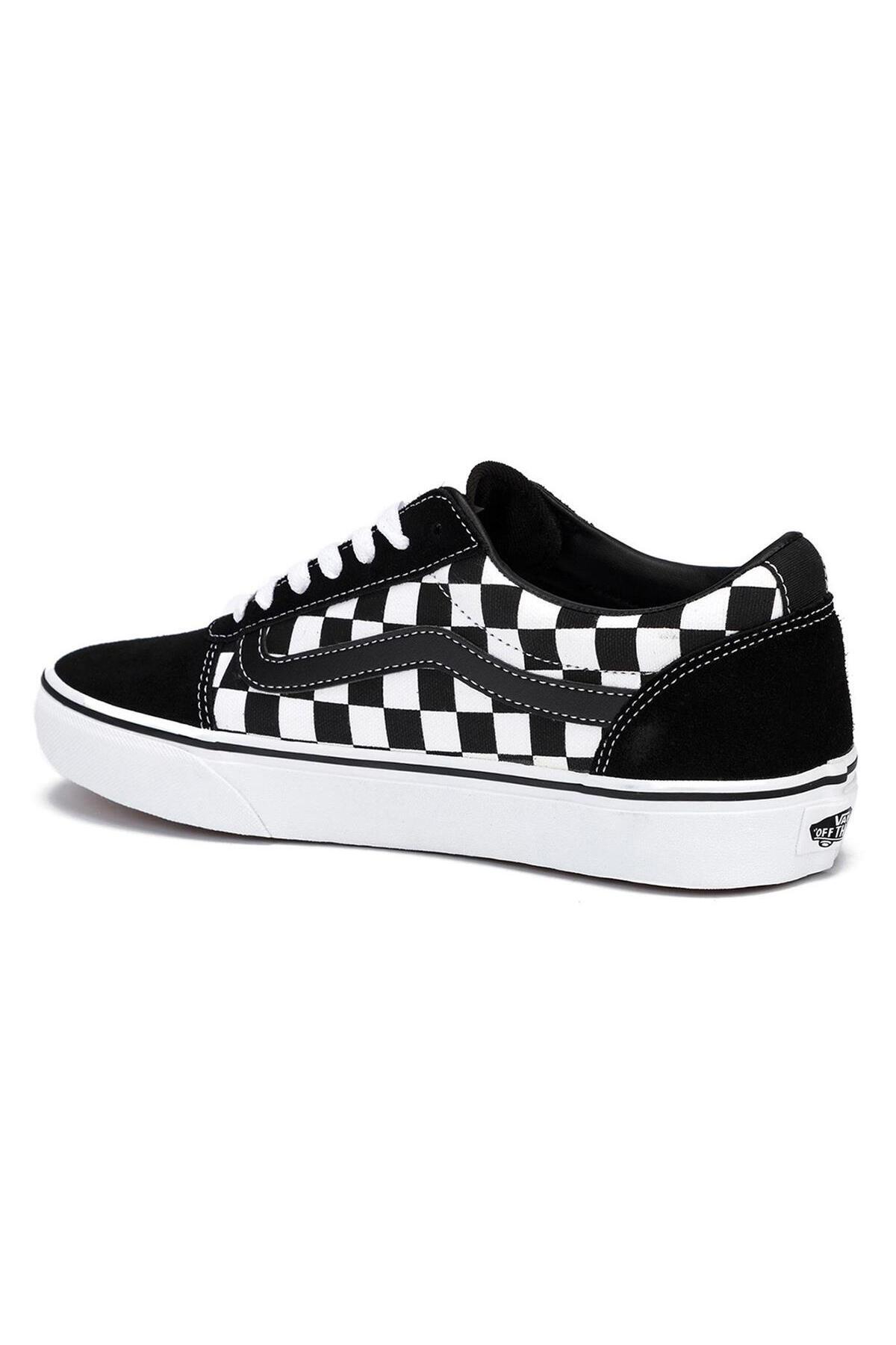 Vans-Vn0a38dmpvj1 Mn Ward (CHECKERED) Black/true Wh 3