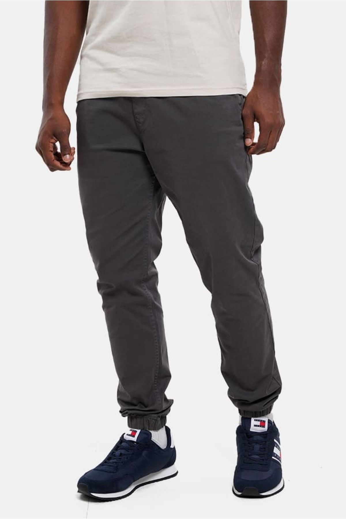 Tommy Hilfiger Erkek Tjm Austin Jogger Pantolon - Gri