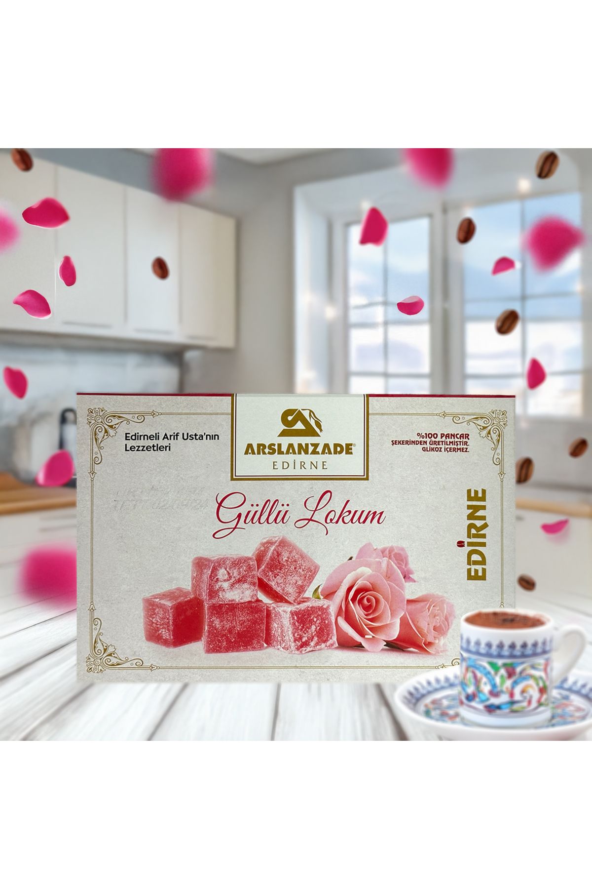 Arslanzade Güllü Lokum 500g