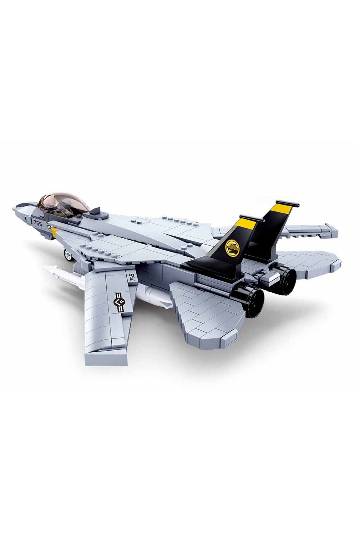 Sluban-Model Bricks Series -Fighter Jet Building Set With Mini Figur - 404 Pcs Multicolored 3