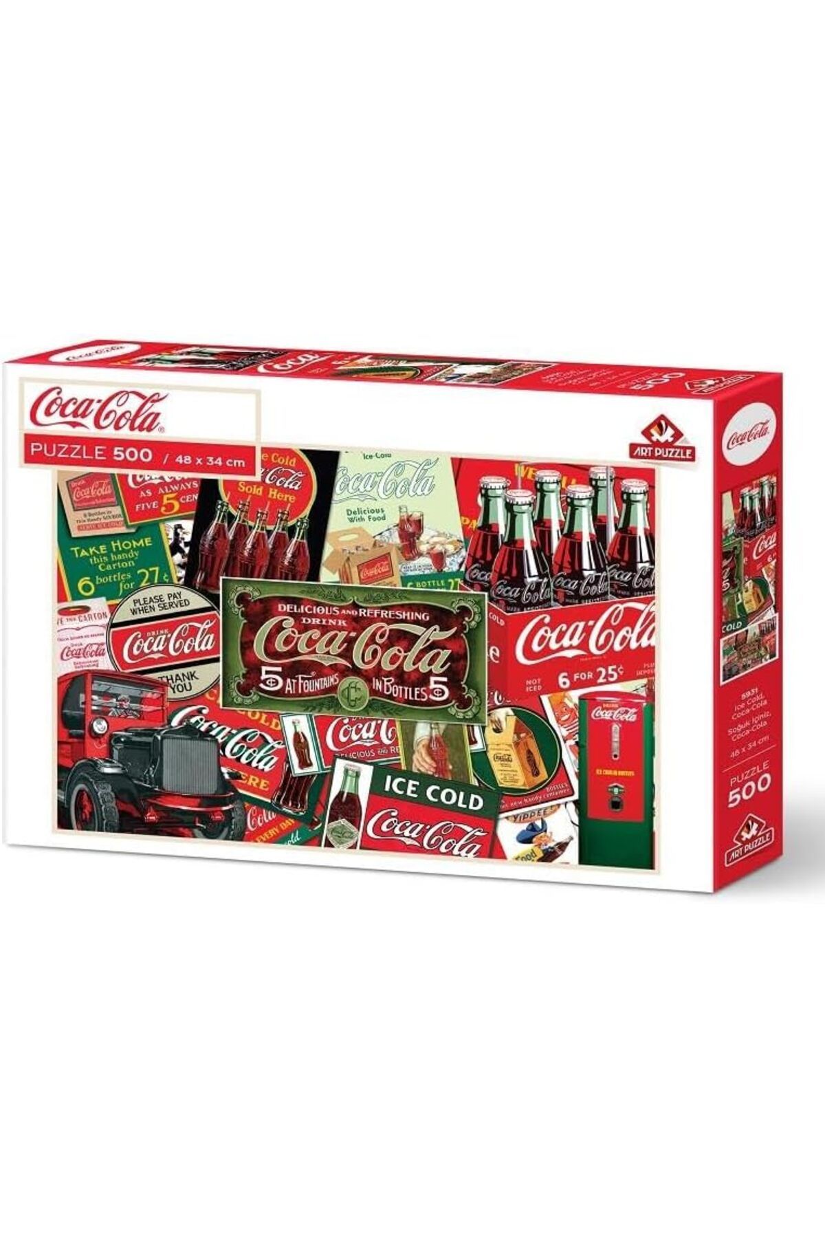 NcK Puzzle Soğuk İçiniz, Cola-Cola-500 Parça Puzzle