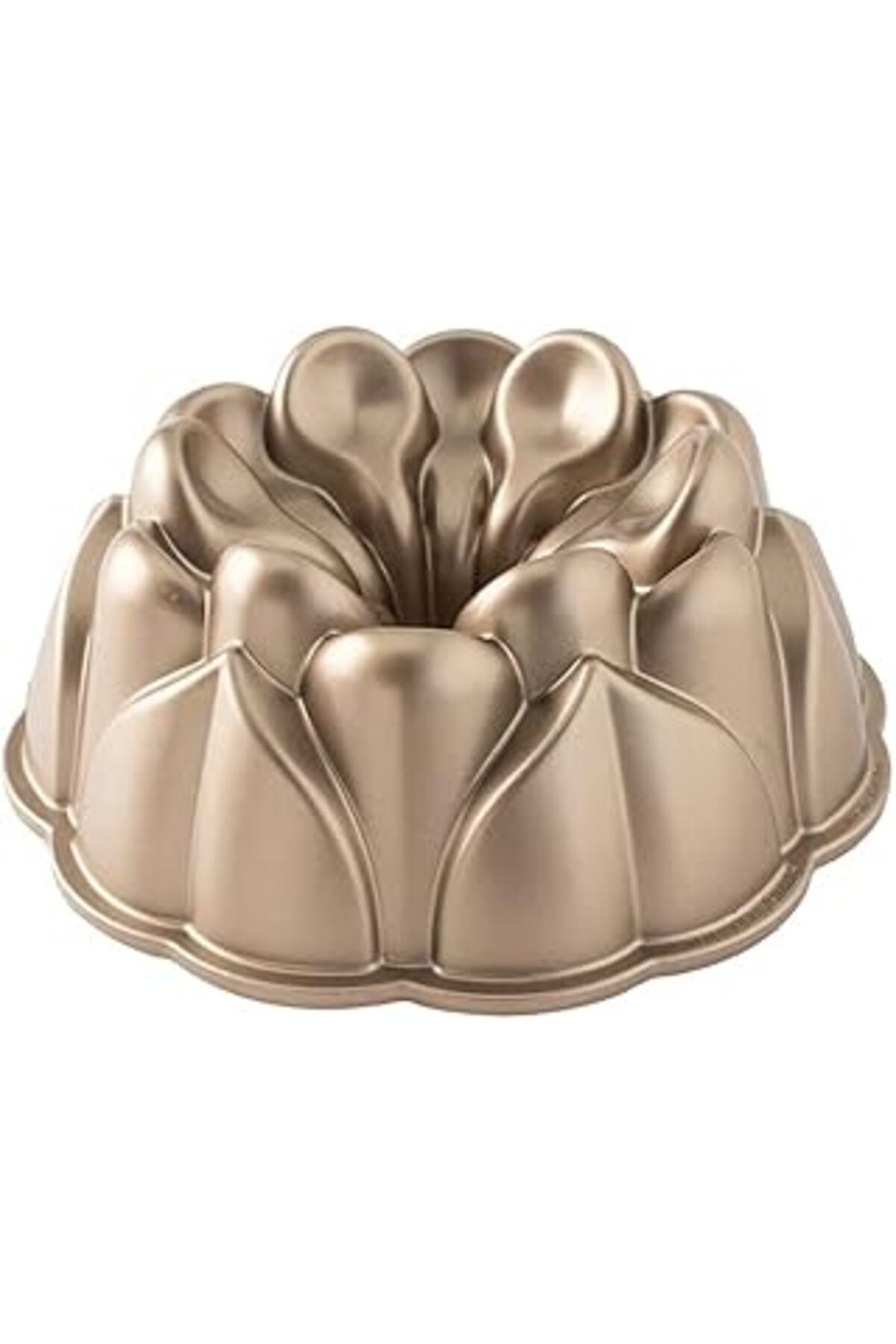 NcK Ware Pişirme Kalıbı Magnolia Bundt Alüminyum Altın, 25,1 cm x 25,1 cm, NW 93848