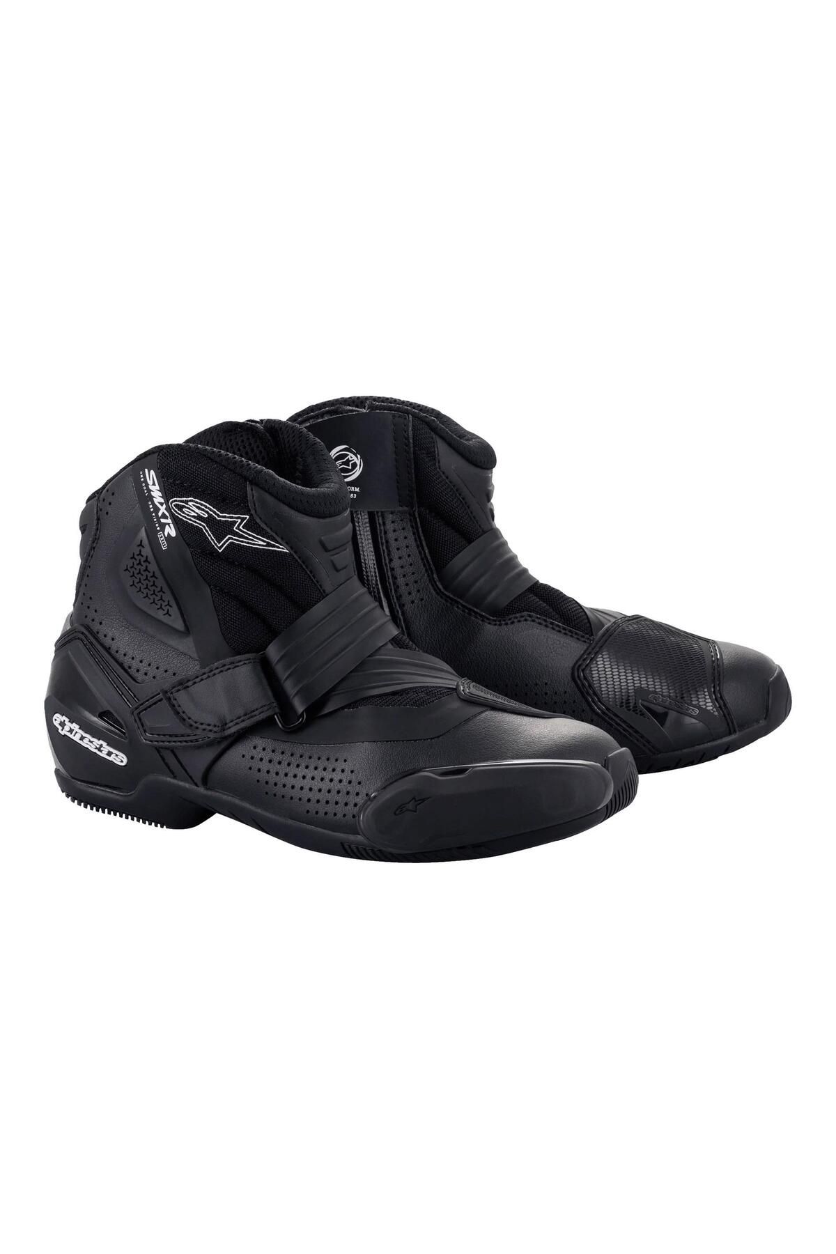 Alpinestars SMX-1 R V2 VENTED Korumalı Motosiklet Botu Siyah / Siyah