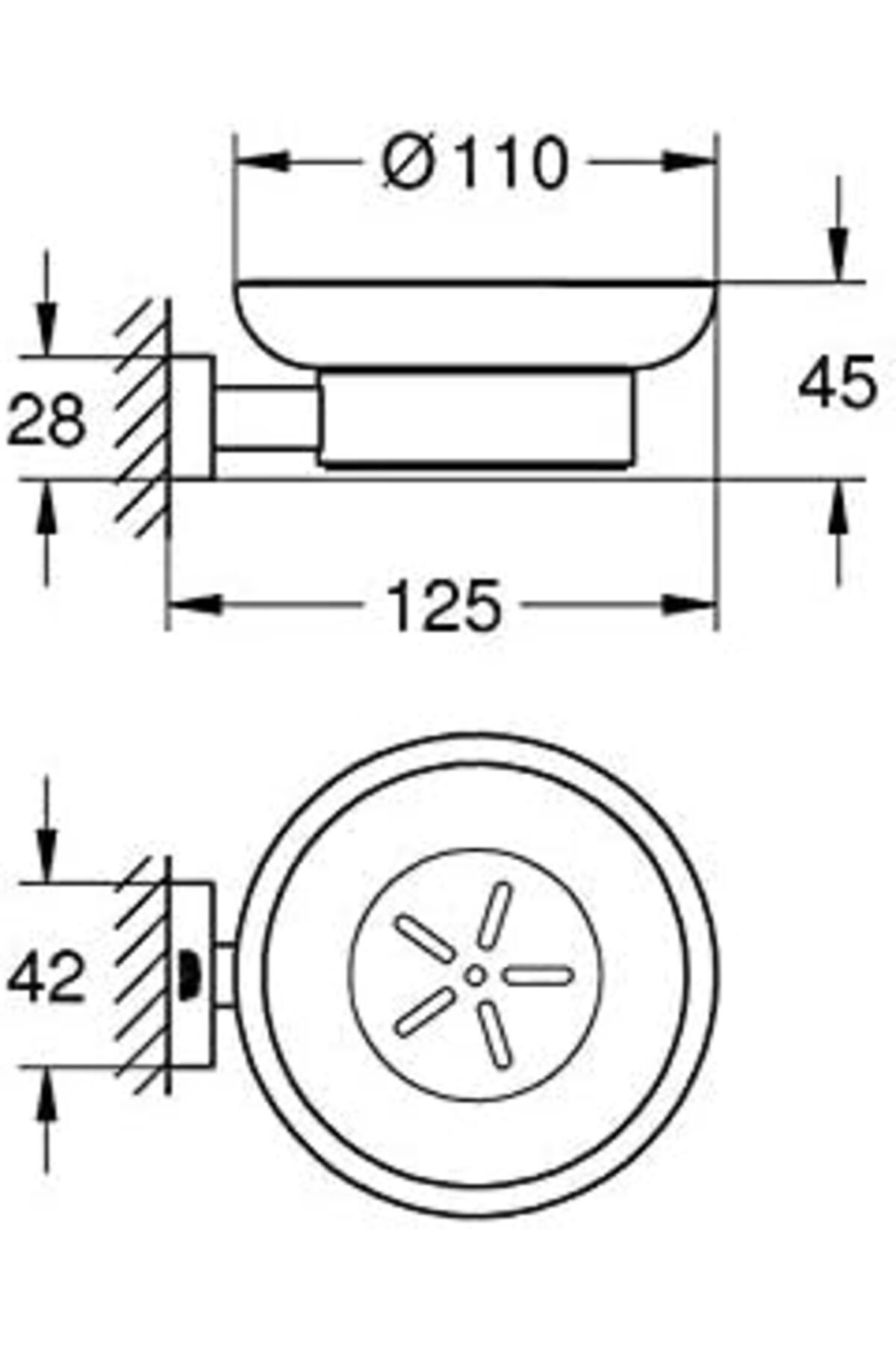 STOREMAX Erhnshp - 40754001 Eurocube Krom Sabunluk Seti Yeni rnbuyshop 995340