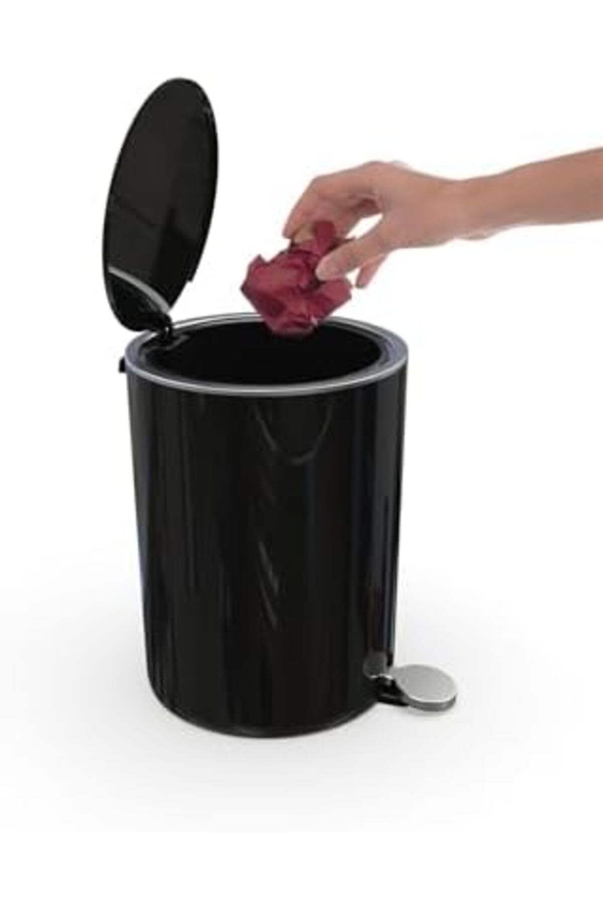 STOREMAX Modalist KOVASI SİYAH PEDALLI ÇÖP 5 LT LENOX Yeni Yeni Desen 1037685