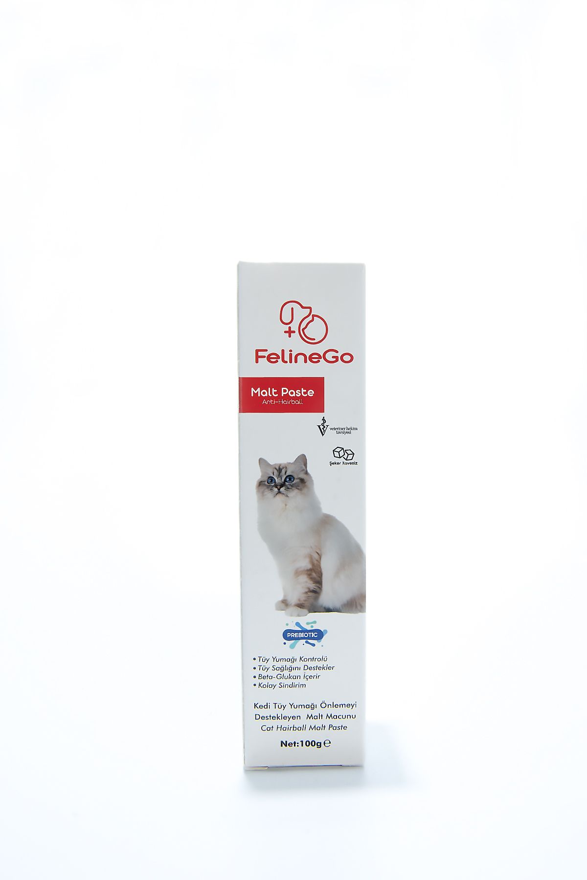 FelineGo Malt Macun 100g Kedi Tüy Yumağı Ve Kusma Önlemeyi Destekleyen Malt Macun