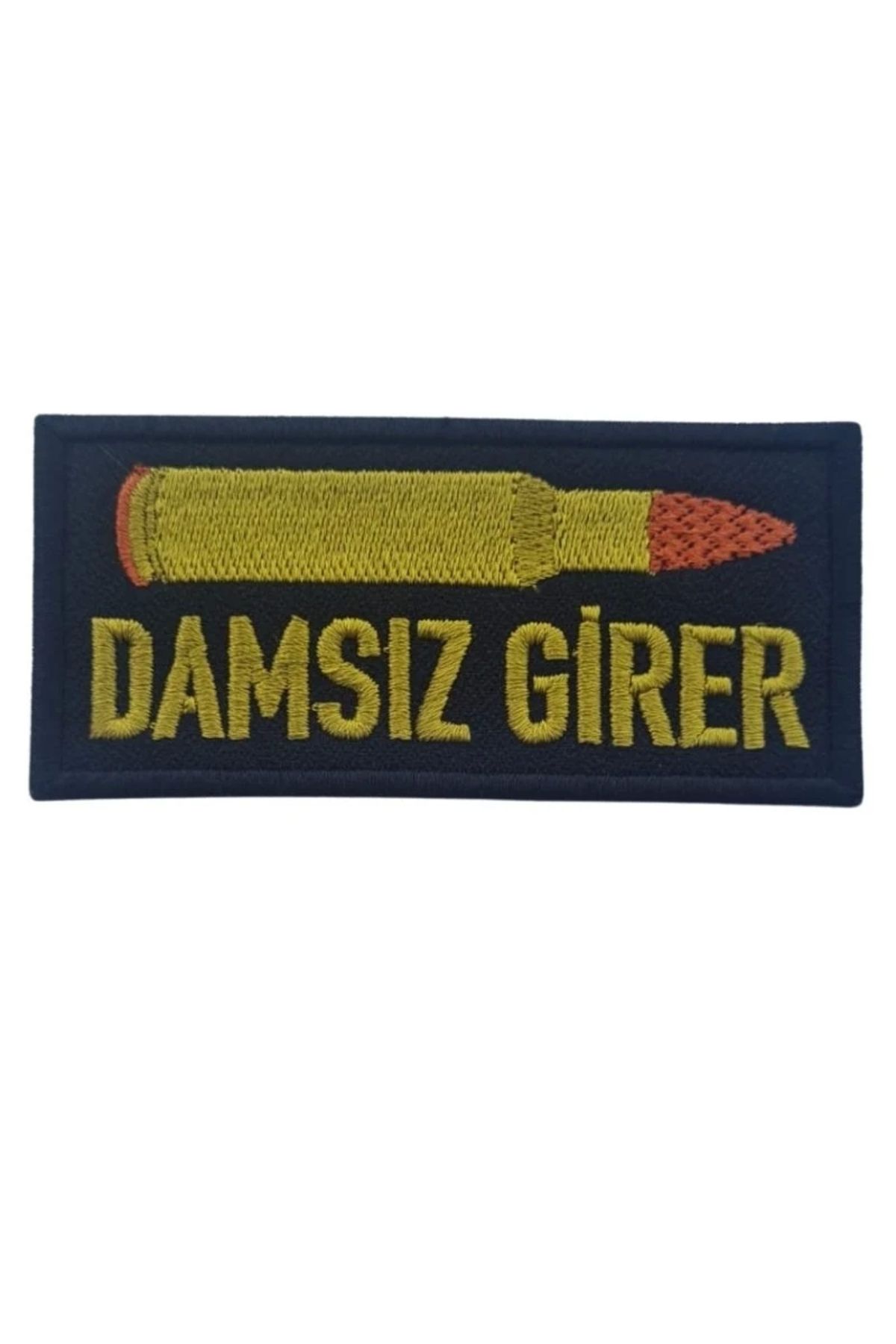 Astüm Askeri Malzeme DAMSIZ GİRER TACTICAL PATCH -SİYAH