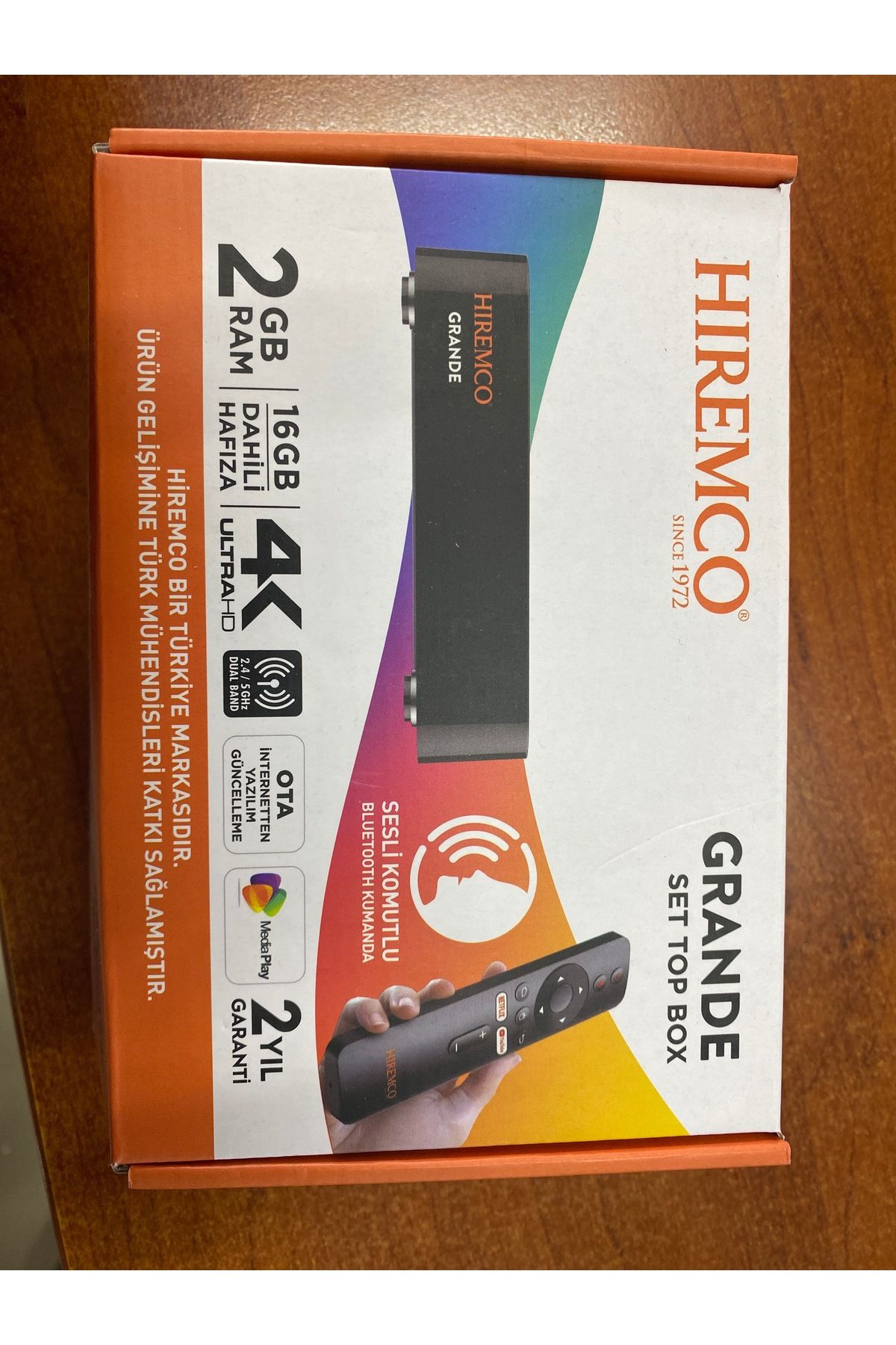 Hiremco Grande Android Box 2-16 (eğlence Paketi Hediye )