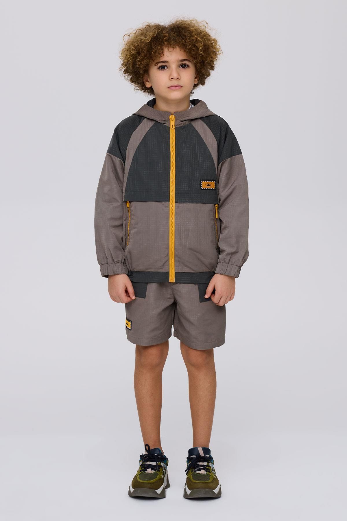 Nebbati-Bg Store Boy's Anthracite Raincoat 1