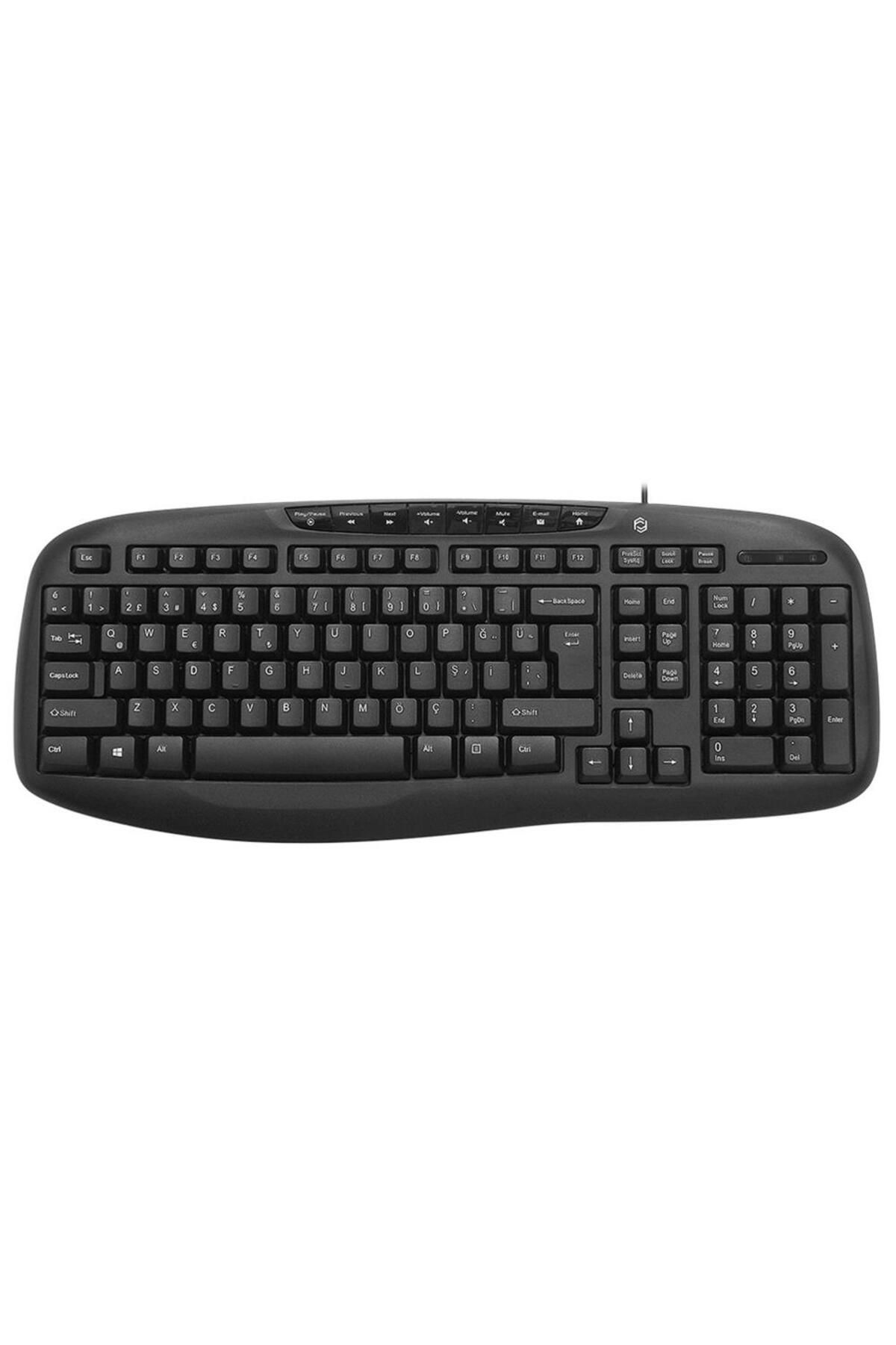 Vobotek Teknoloji Frisby Kablolu FK-4820QU Q-Türkçe Multimedya Klavye
