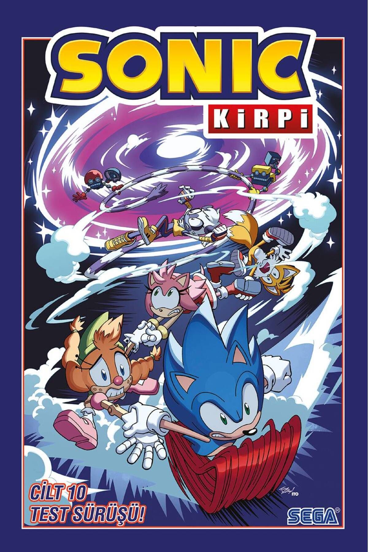 Presstij Kitap Kirpi Sonic Cilt 10: Test Sürüşü!