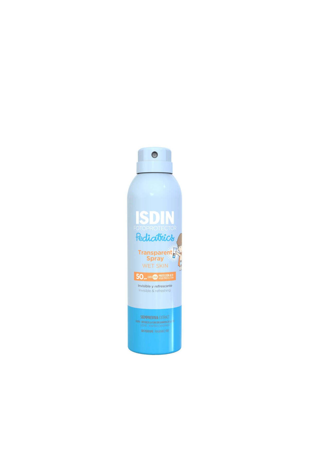 ISDIN Fotoprotector Pediatrics Transparent Spray Wet Skin Spf 50 250 ml