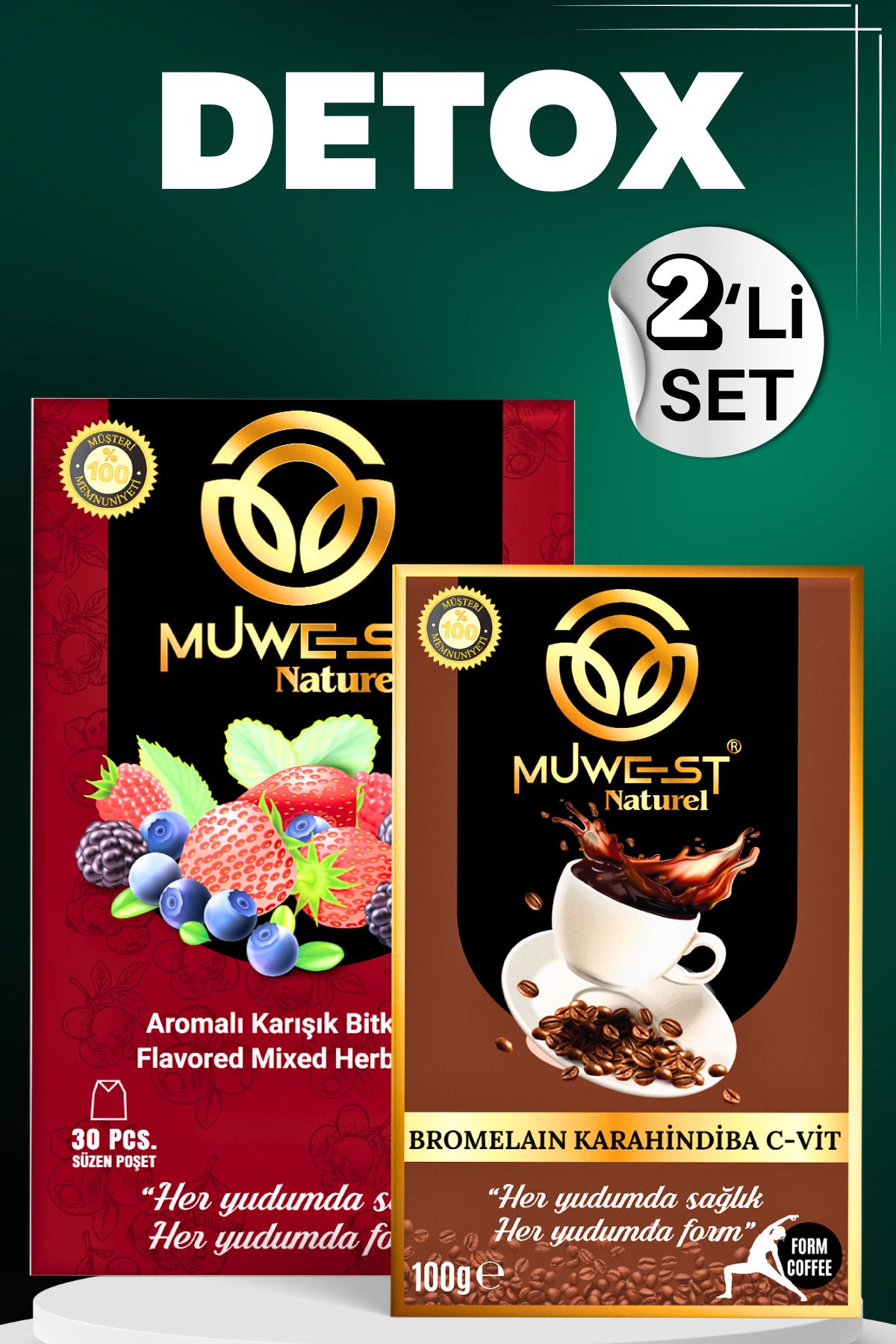 Muwest Naturel Detox Kahve Ve Detox Çay 2Lİ Set