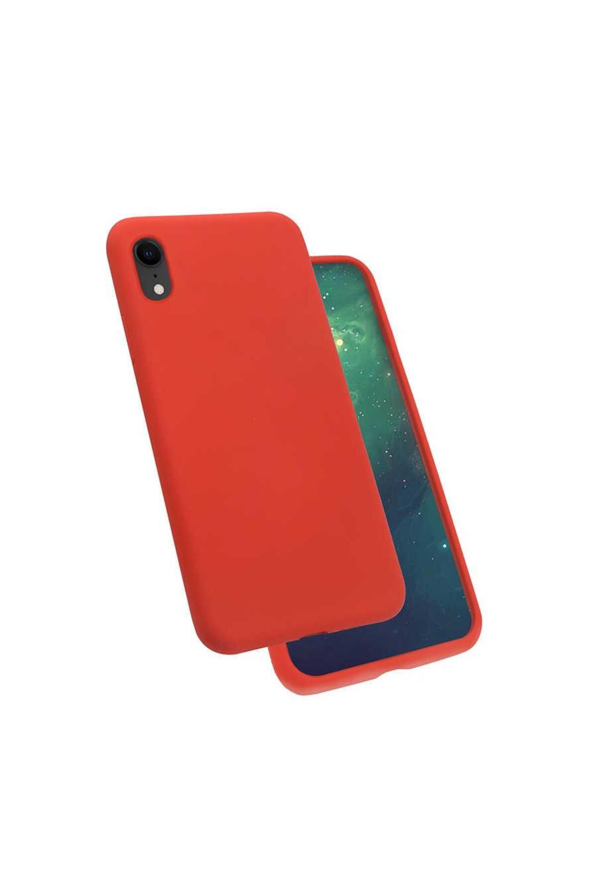 Musal iPhone XR Kılıf Kadife İç Yüzey Wireless Destekli Silk Silikon