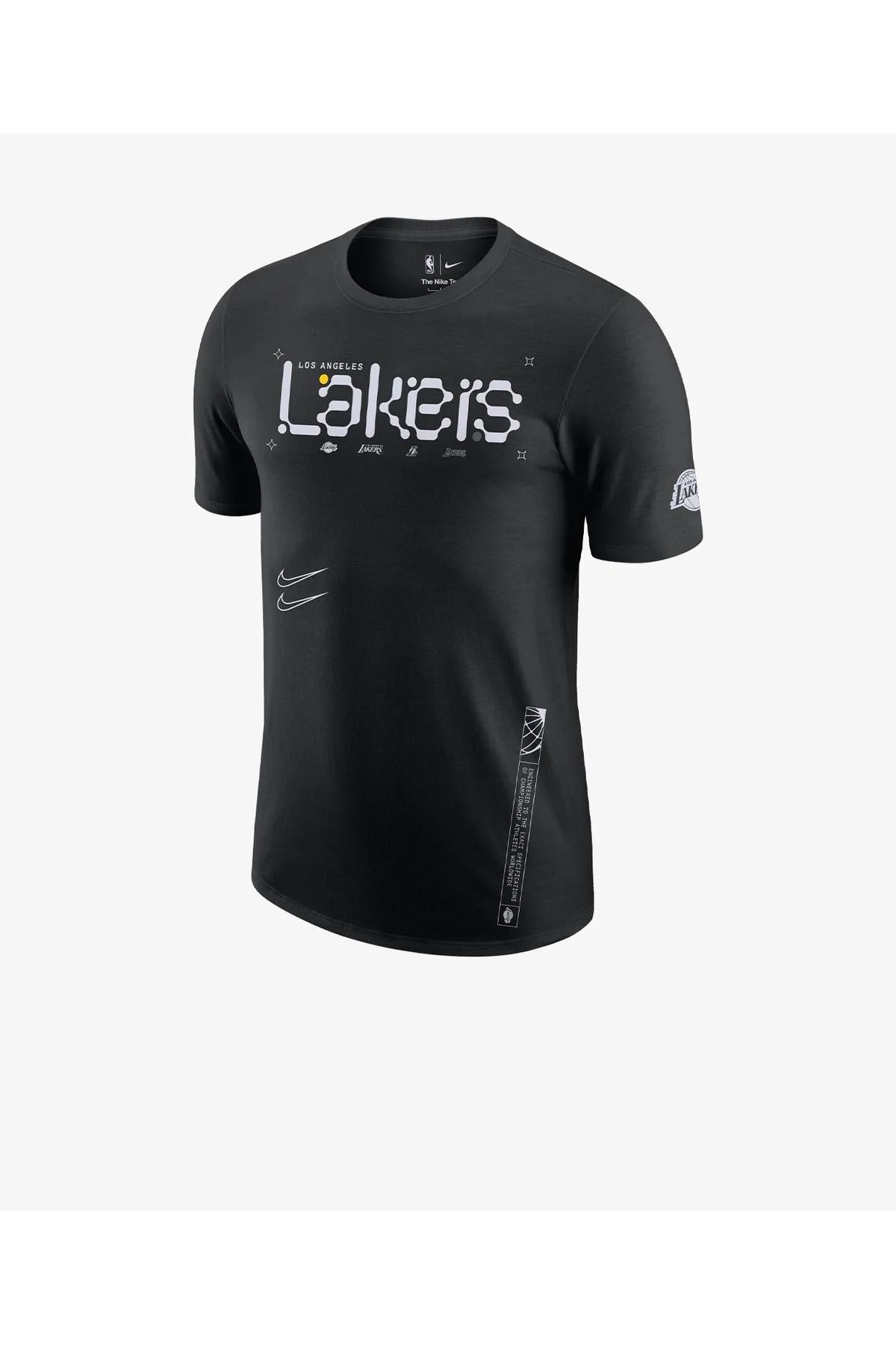 Nike Los Angeles Lakers Max 90 Loose Fit Black Siyah Erkek T-shirt