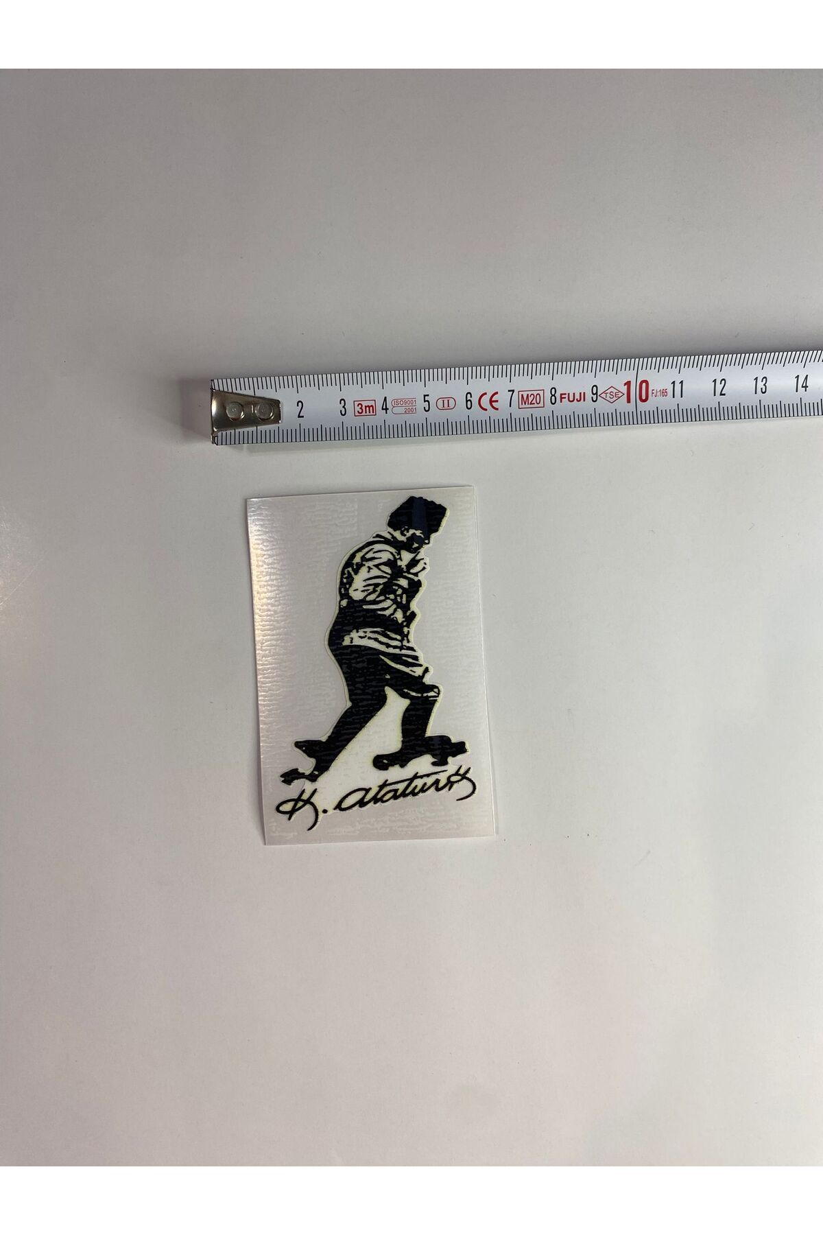 MOTTOMOR Ulu Önder Mustafa Kemal Atatürk İmza Yapıştırma Arma Sticker Etiket 5x8