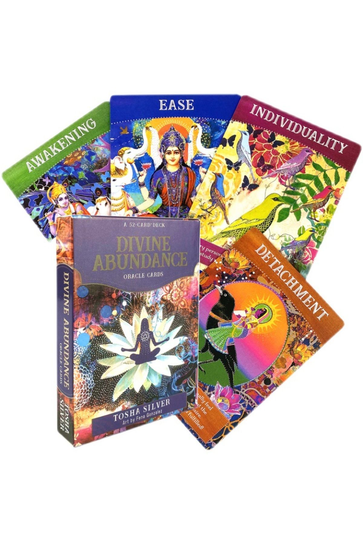 Choice-Divine Abundance Oracle Deck English Explanation Oracle Tarot Card For Divination Fate Beginners ... 2