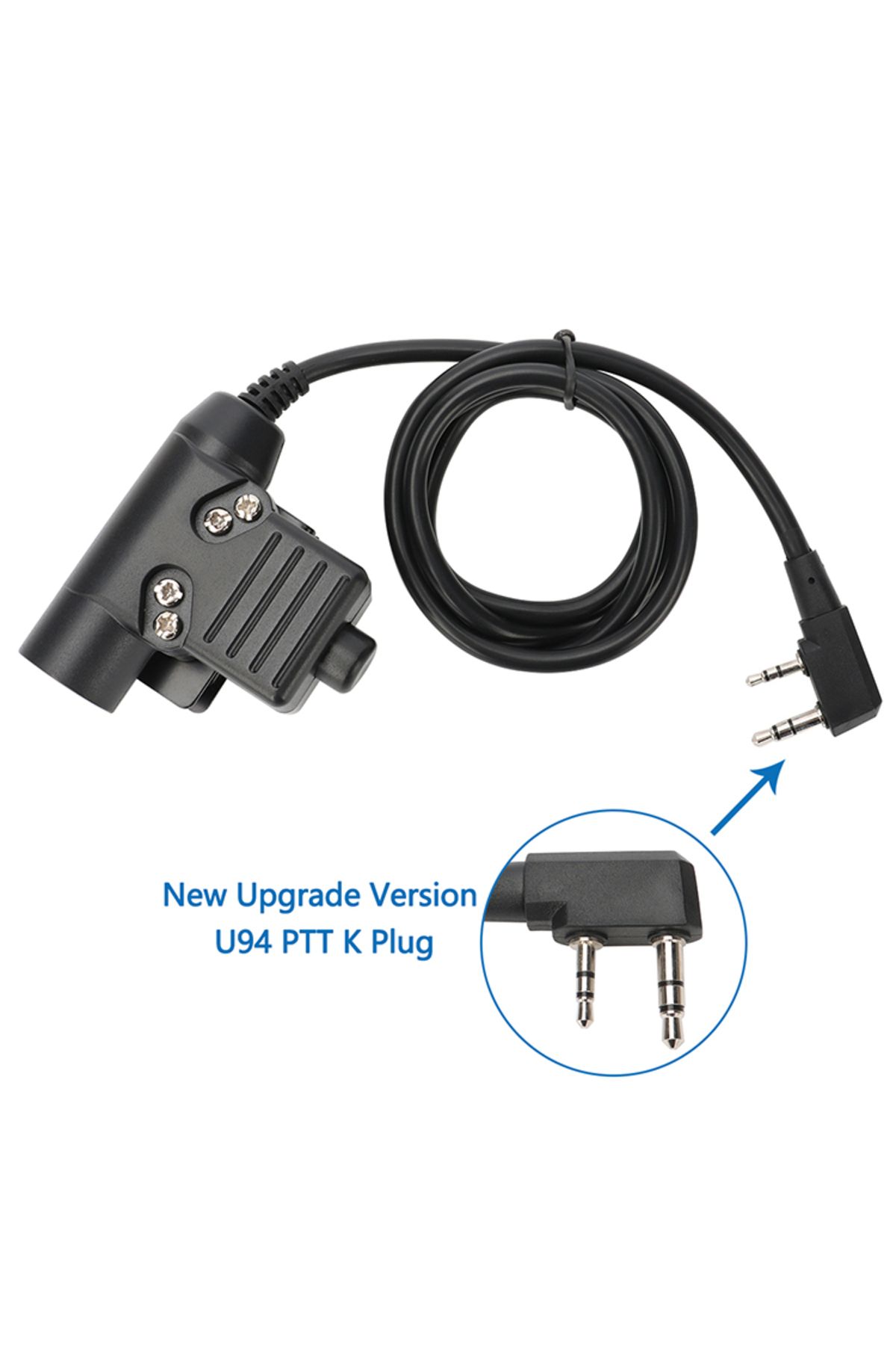 BAOFENG-Airsoft Tactical Headset U94 PTT with Button for Baofeng UV-5R UV-S9 Plus UV-21 17  Pro 2... 8