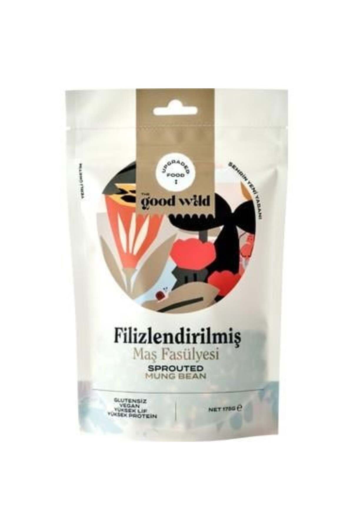 MEMLEKET GURMESİ The Good Wild Glutensiz Filizlendirilmiş Maş Fasülyesi 175 gr