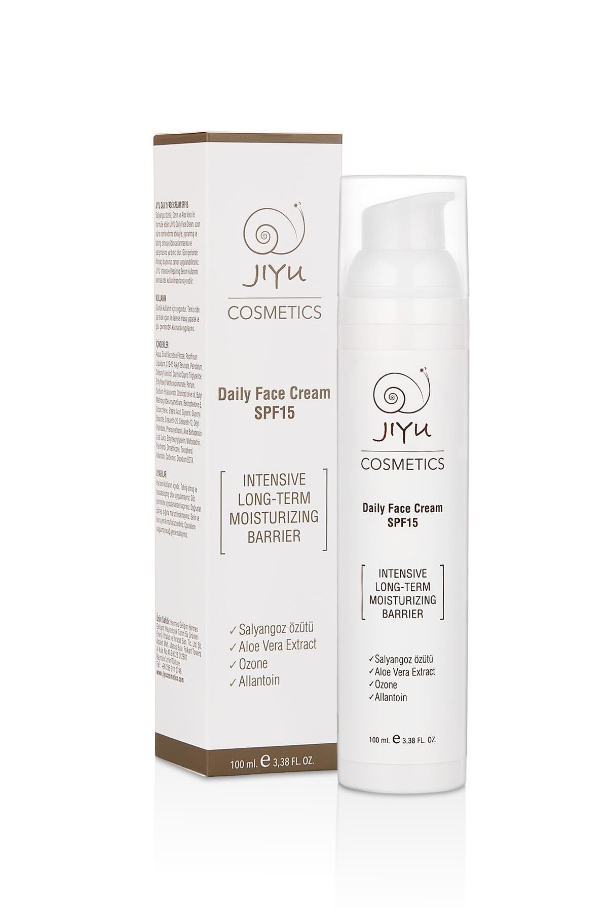 JIYU 100ml Yüz Kremi Yoğun Nemlendirici, Onarıcı, Canlandırıcı Cilt Bakım Kremi Spf15