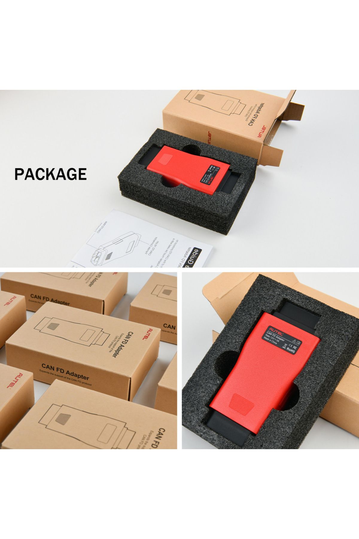 YIQIXIN-Autel CAN FD Adapter Compatible With Autel VCI Car Diagnosis Tool Support CAN FD PROTOCOL For MY2... 6