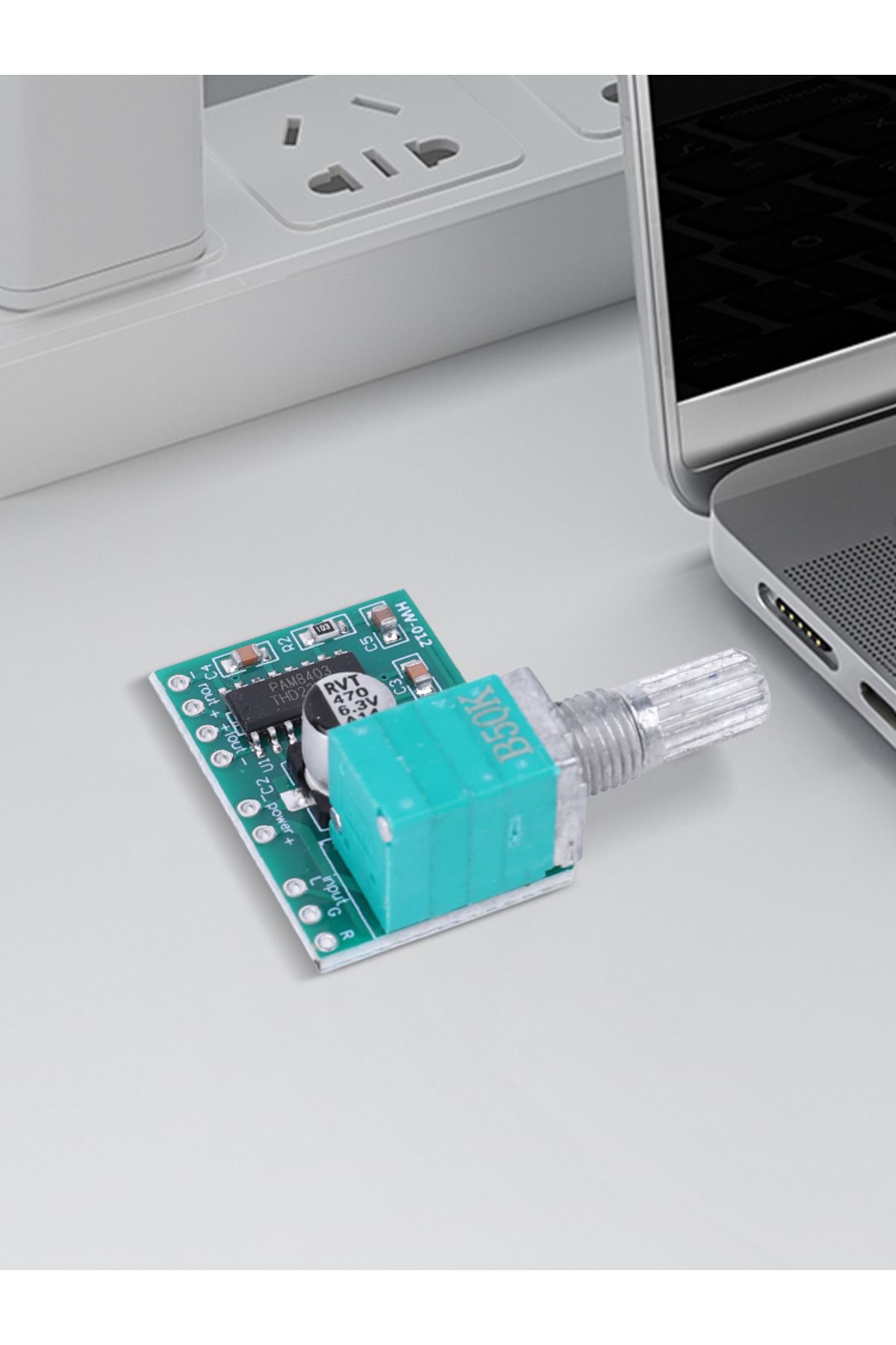ALLOYSEED-Pam8403 Digital Audio Amplifier Board 5v Power Amplifier Board 3w*2 With Volume Control Usb Power 7