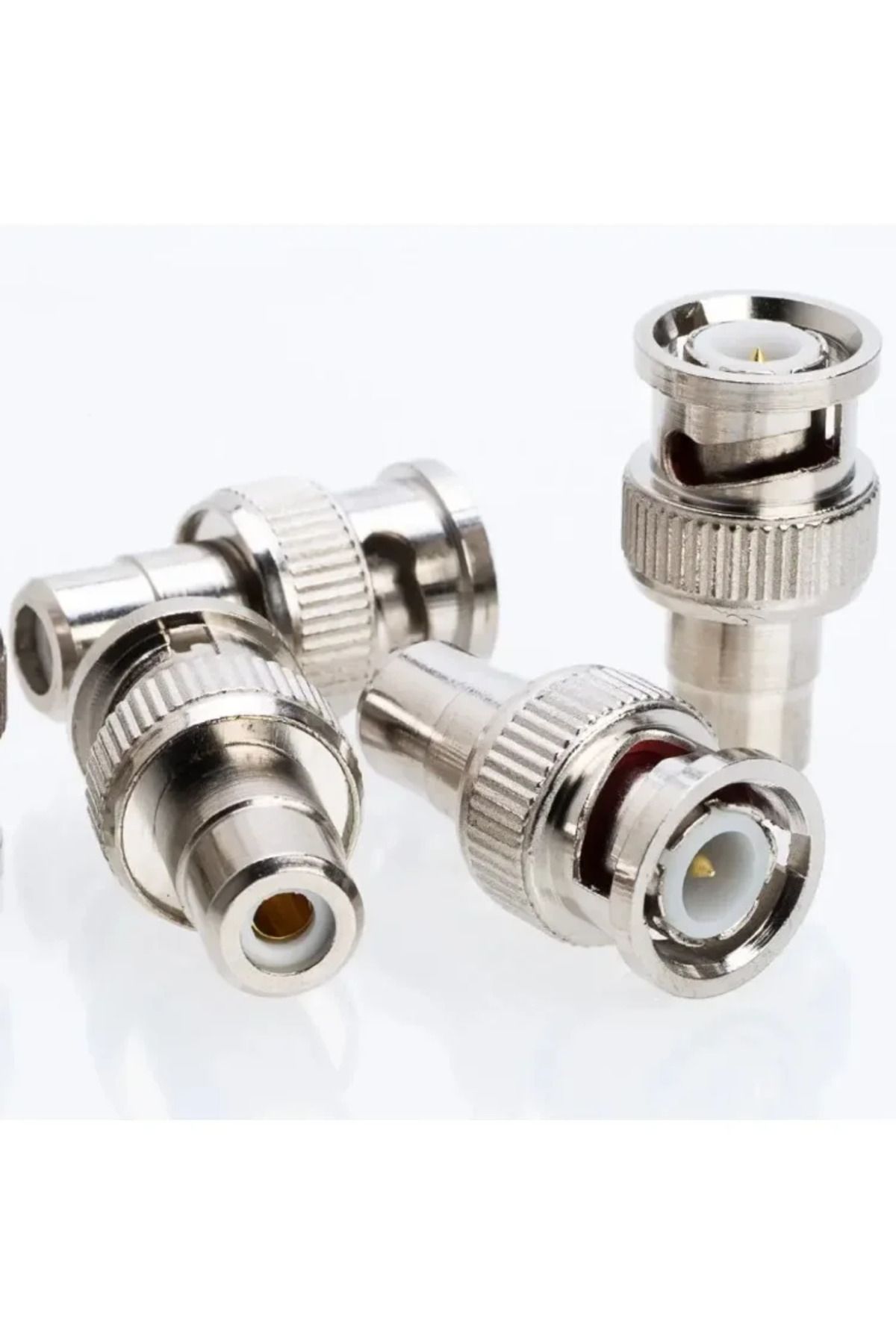 PEGATAH-10 قطع 10 قطع 2 قطعة Jr-b9 موصل BNC إلى RCA موصل BNC صغير وقصير لنظام CCTV AHD 7