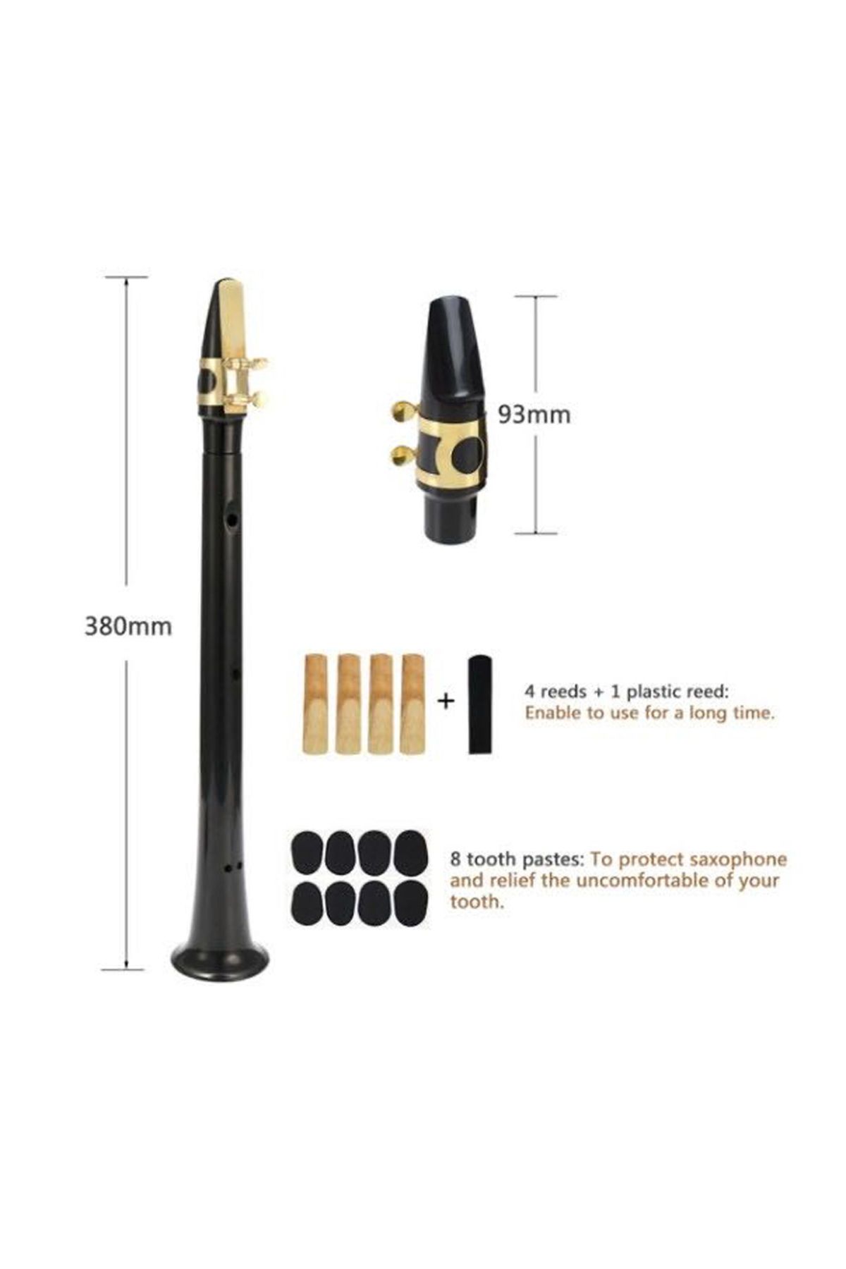 Choice-Trumpet Pocket Sax Mini Portable Saxophone Little Saxophone With Carrying Bag Woodwind Instrument 1