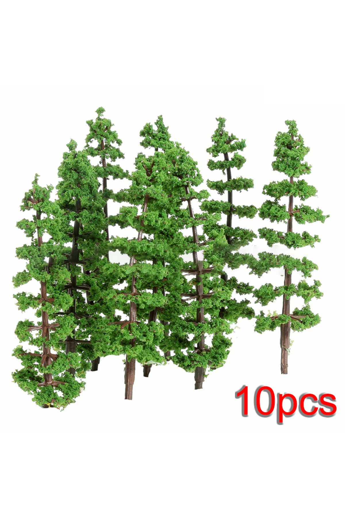 Choice-Model Trees Create An Ideal Train Railway Scenic Layout With 10 Pack Pine Trees Model High Simula... 2