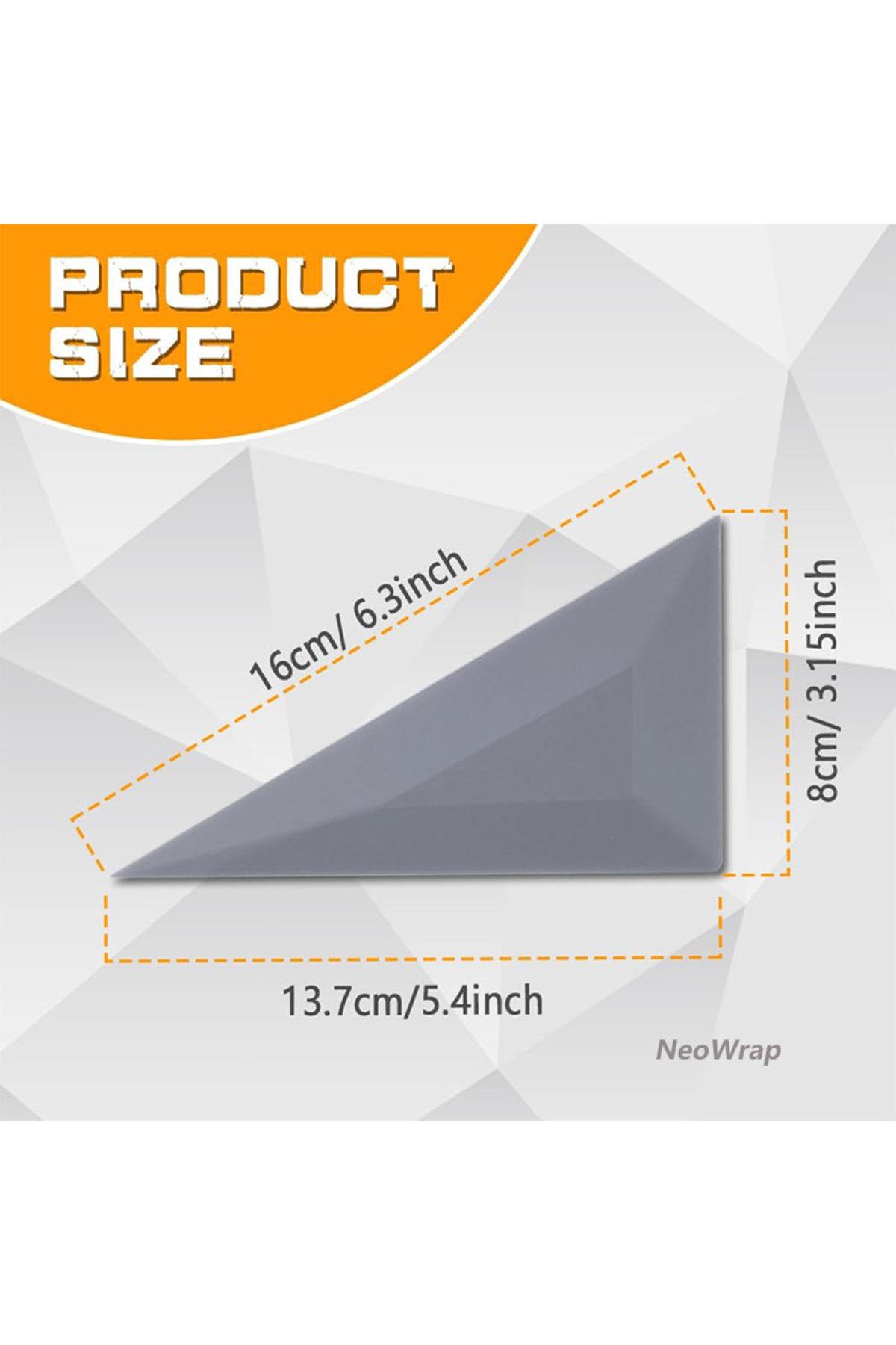 Choice-4Pcs Window Tint Squeegees Triangle Corner Squeegee Plastic Card Scraper for Car Wrapping Window ... 6