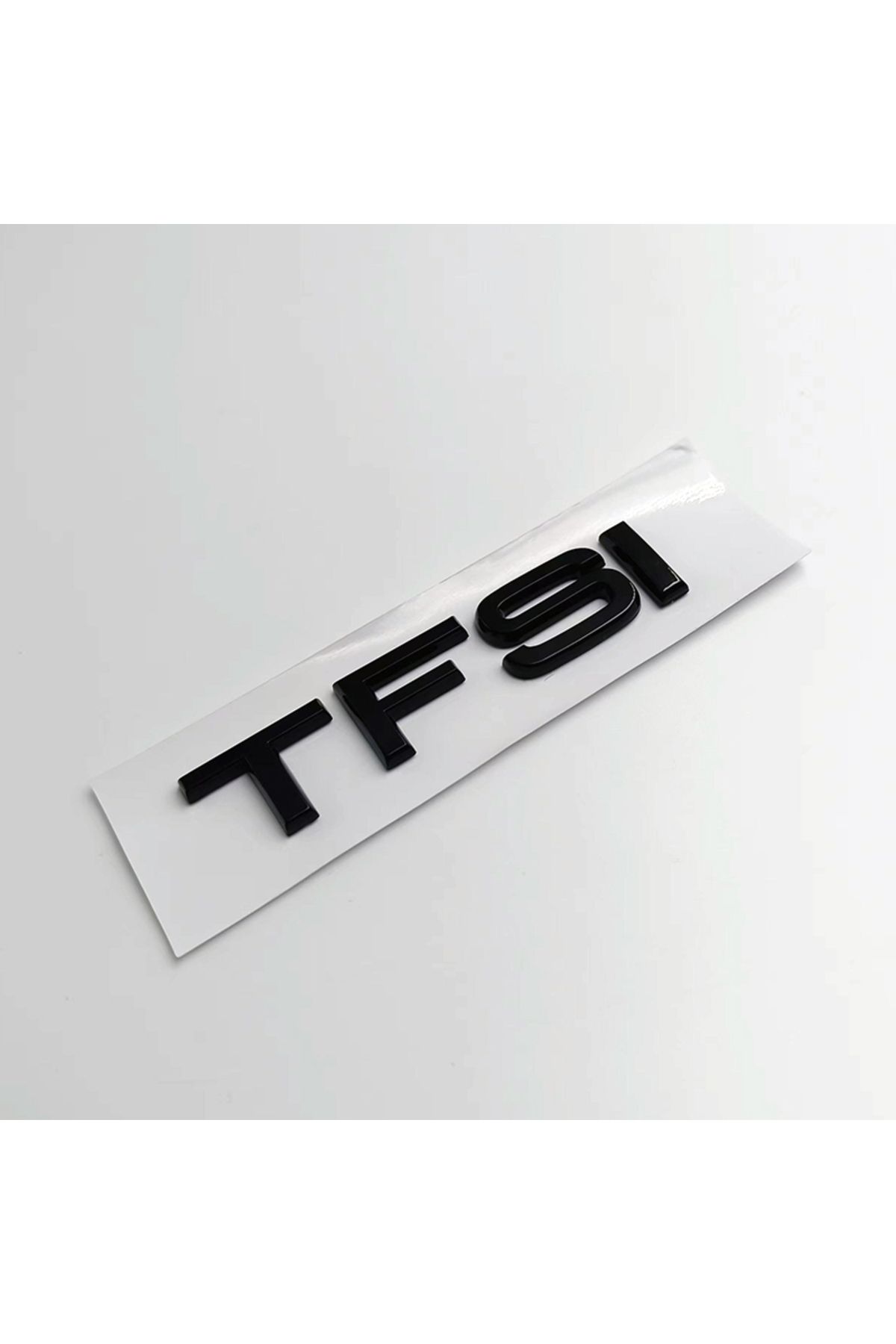 Choice-Tfsi Glossy Black 3d Abs Black Tfsi Logo Tdi Letters Car Trunk Emblem Badge For A3 A4 A5 A6 A7 A8 Q2 1