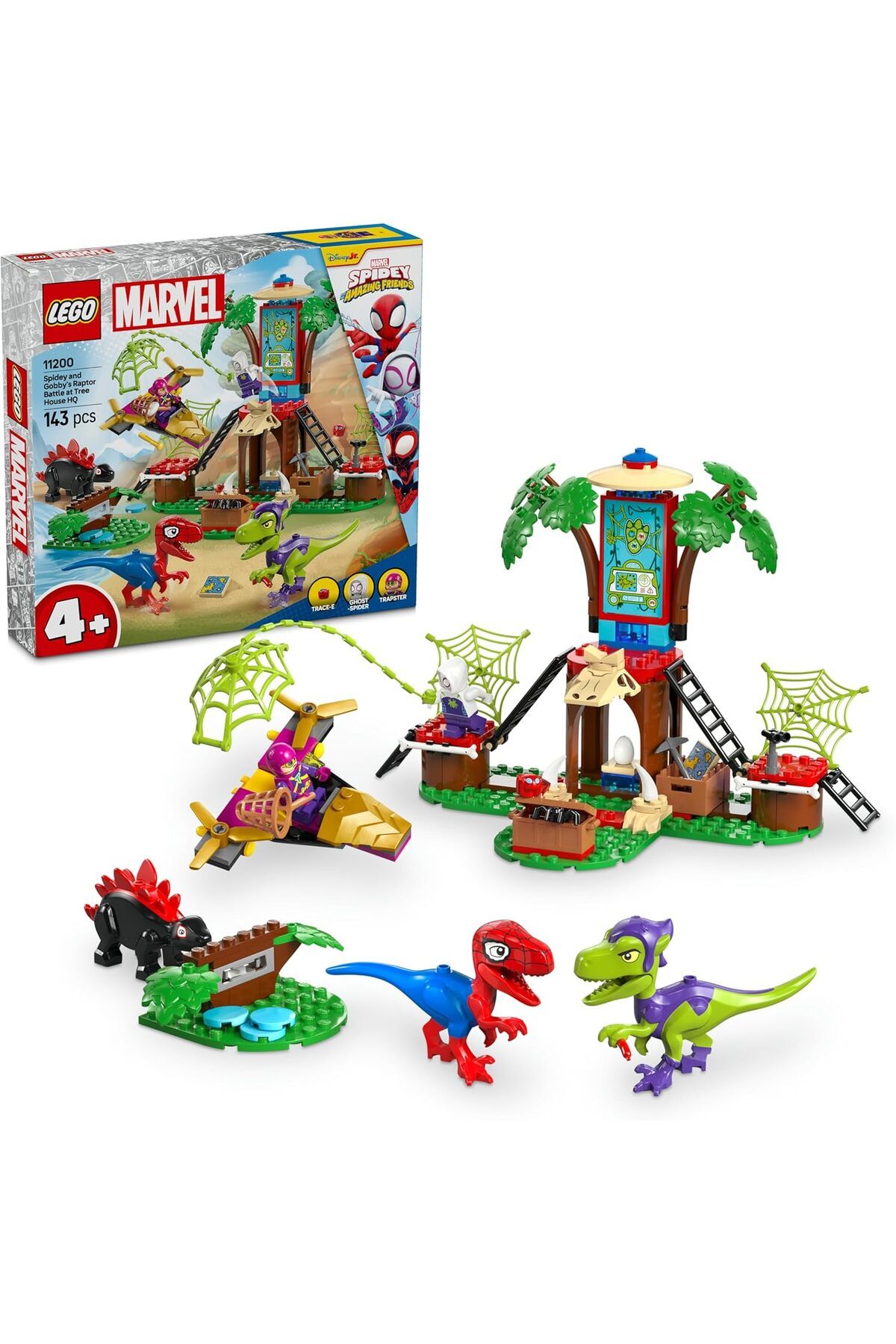 STOREMAX jvnnastore Marvel Spidey ve İnanılmaz Arkadaşları Ağaç Ev Karargahında Spidey ve Gobby'nin Ra