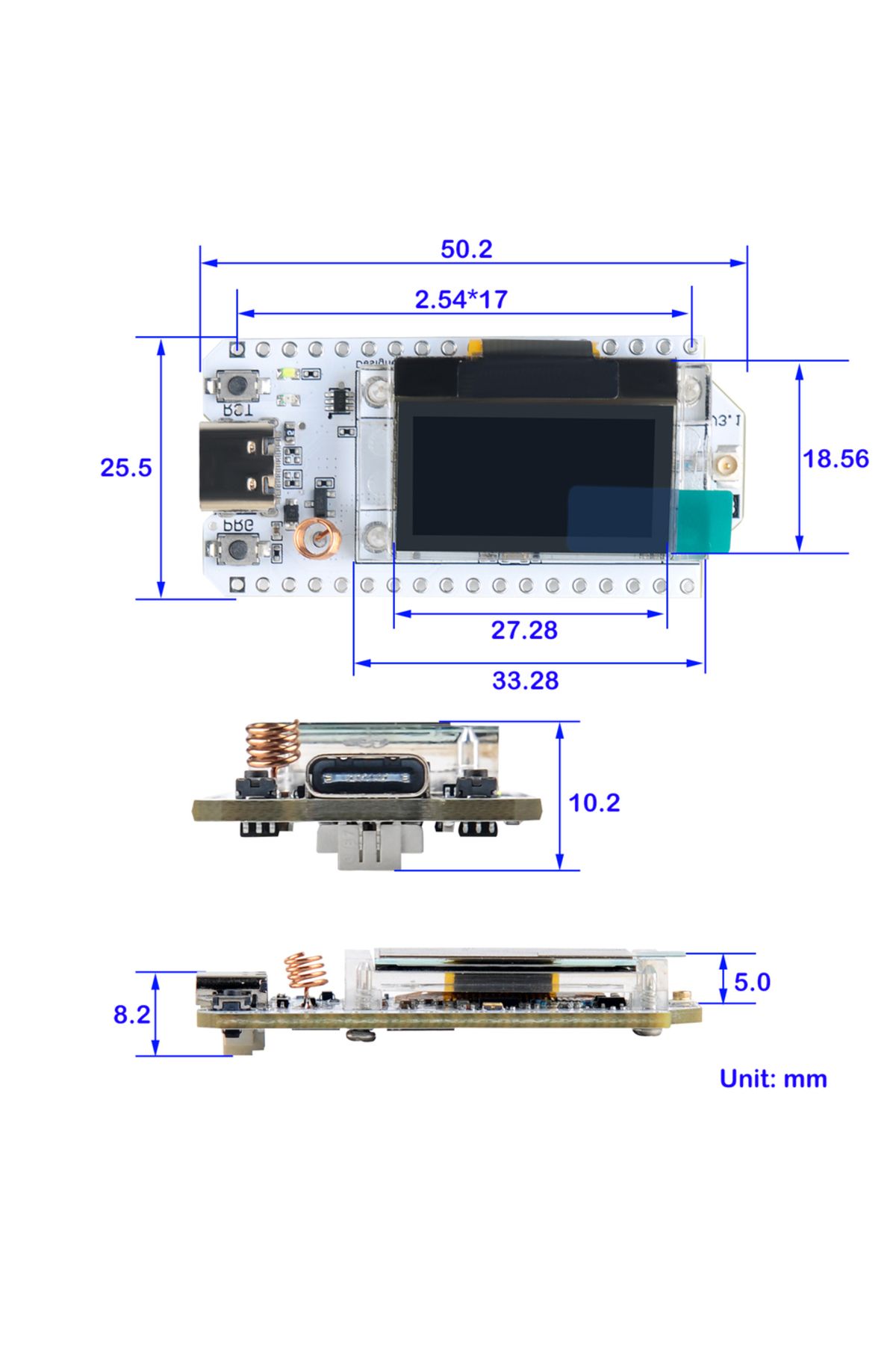 Choice-2Sets ESP32 LoRa V3 Development Board 868MHz 915MHz SX1262 0.96 Inch OLED Display BT WIFI Lora Ki... 5