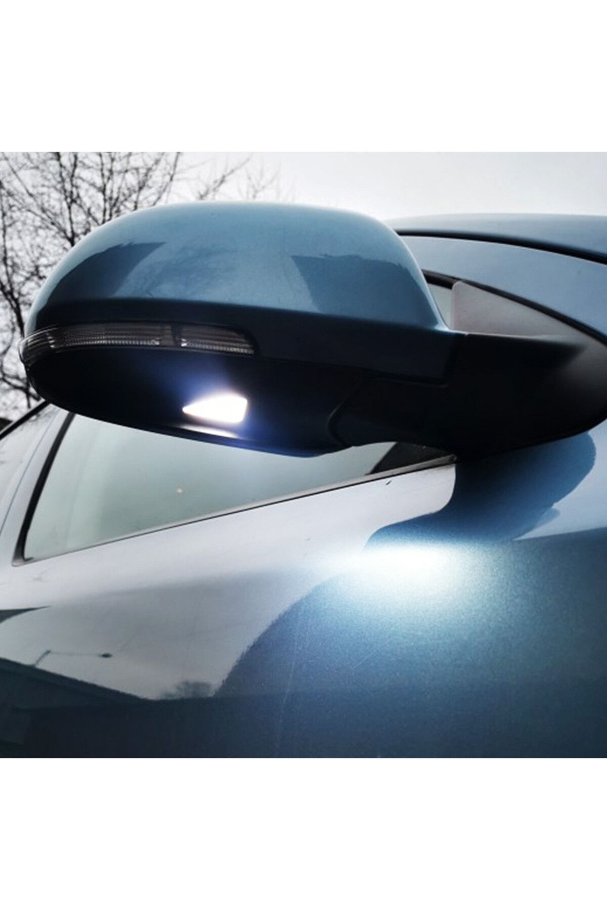 Choice-2 قطعة مصابيح LED جانبية للمرآة البركة Canbus بدون خطأ أبيض لسكودا سوبيرب Mk2 أوكتافيا Mk2 Mk3 1z ... 6