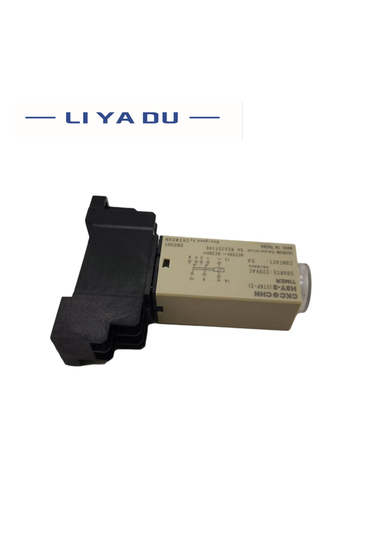 liyadu-Dc12v 3min Rotary Knob Dpdt 10s/30s/60s/3m/5m/10m/30m/60m Delay Timer Time Relay Ac220v Dc24v 12v H3 6