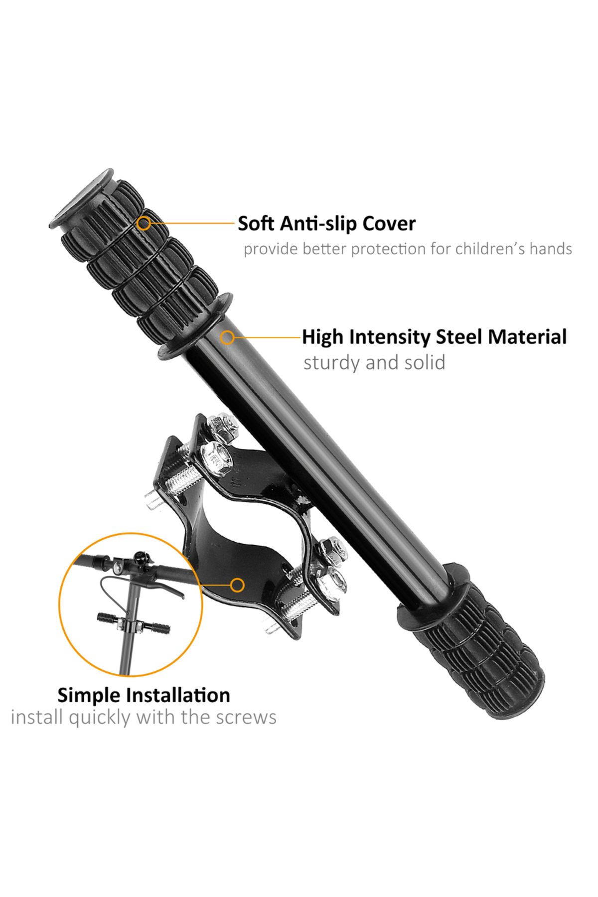 Choice-Universal Electric Scooter Handlebar Kids Skateboard Handle Grip Bar Holder for Xiaomi M365 Nineb... 4