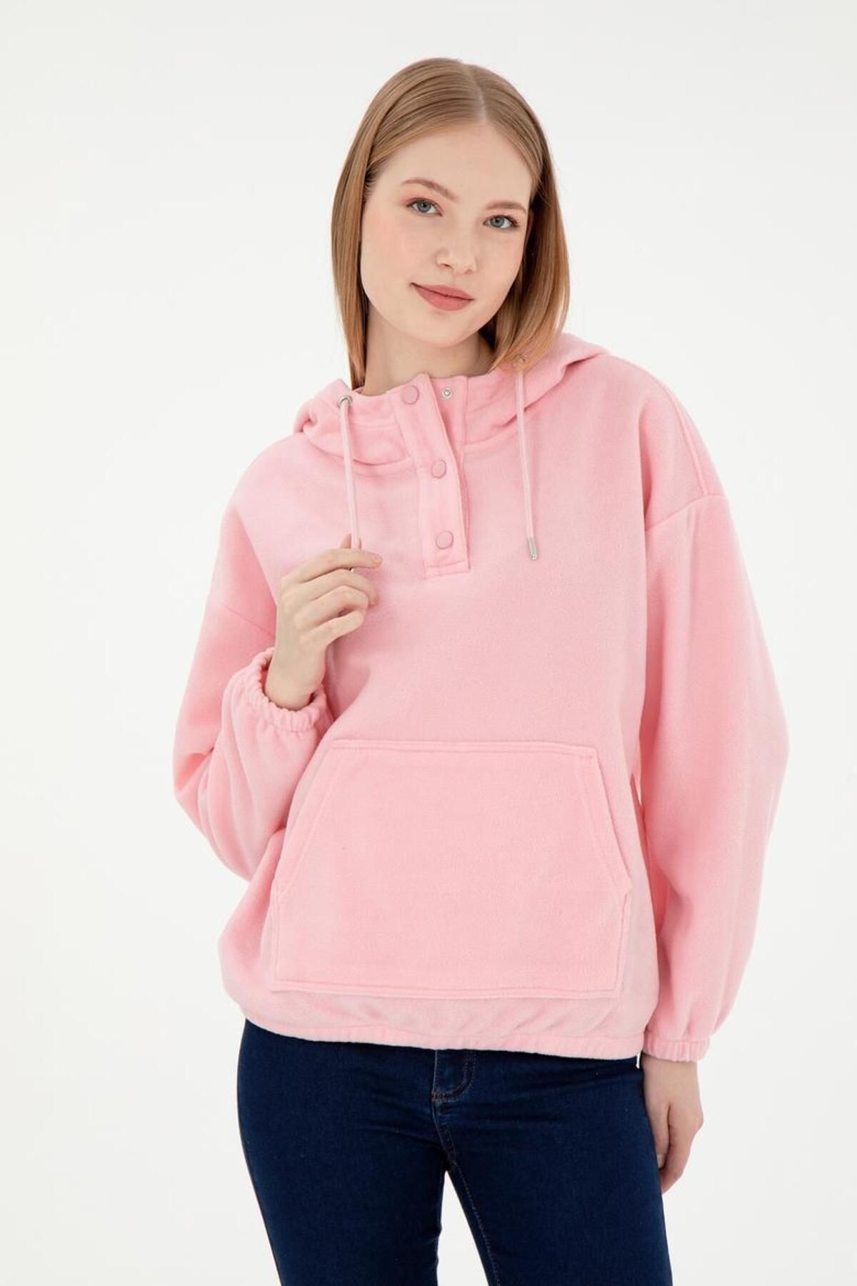 U.S. Polo Assn. Yumoş Kapşonlu Sweatshirt