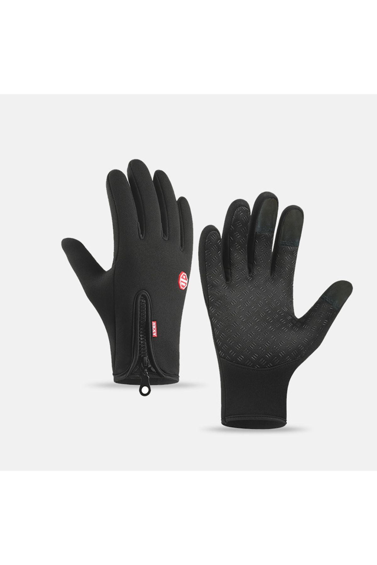 Choice-L Black Winter Men's And Women's Warm Gloves, Waterproof And Skin Friendly Touch Screen, Suitable Fo 1