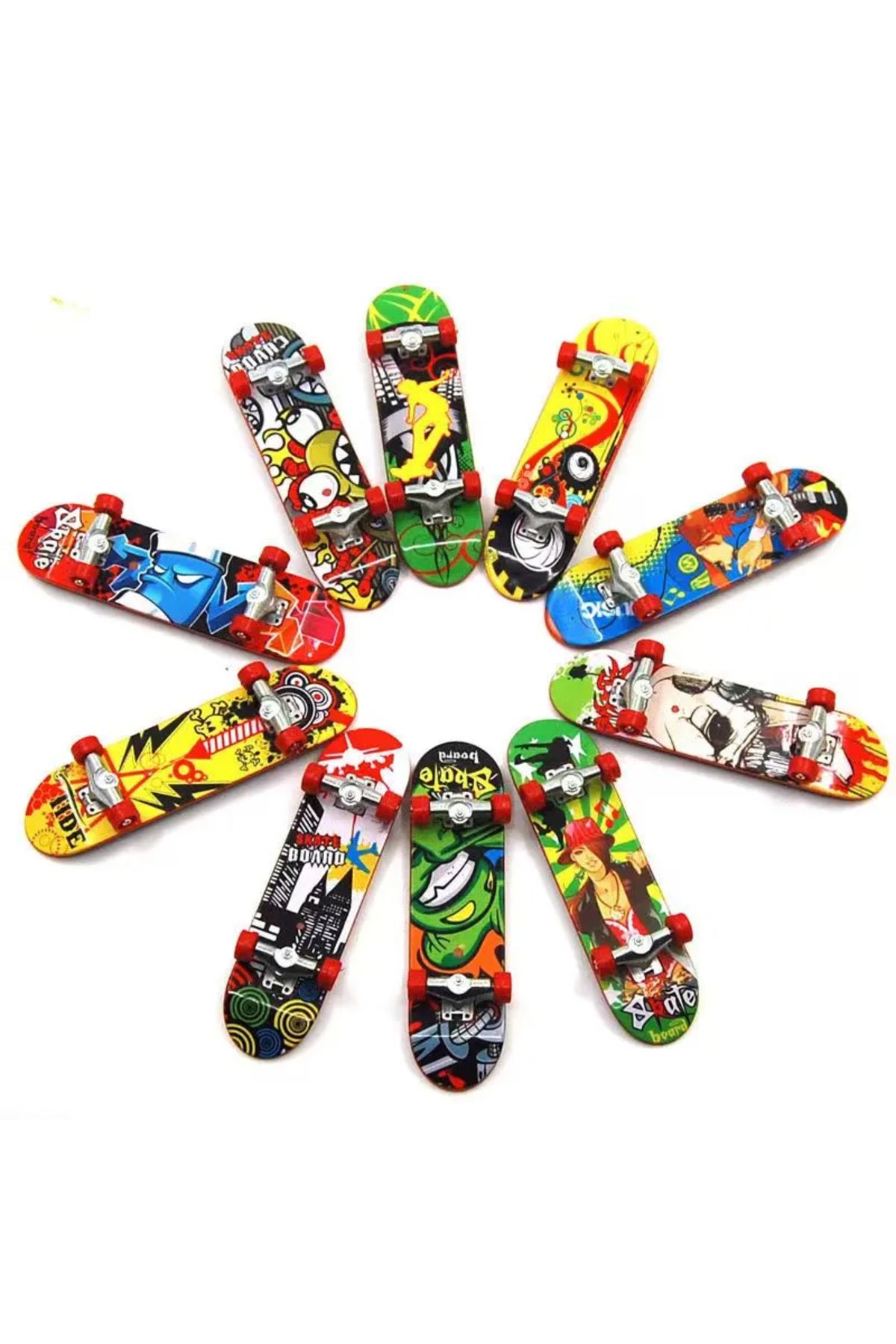 Choice-3pcs Random Color 1/3/5pcs Fingerboard Set Finger Alloy Stent Professional Mini Skateboard Kid Toys 1
