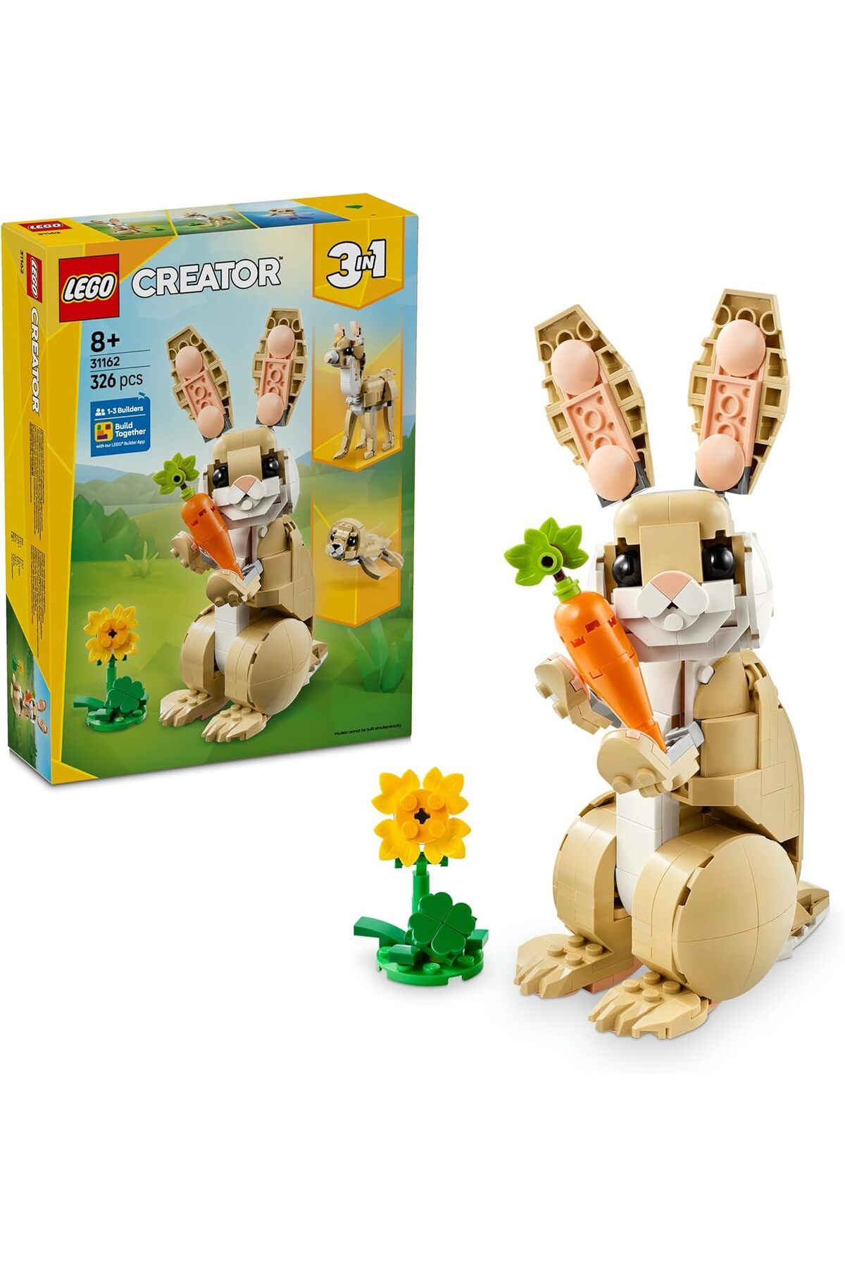 STOREMAX lvnmblya Creator 3’ü 1 Arada Sevimli Tavşan 31162-8 Yaş ve Üzeri Çocuklar için Lama ve Fok F