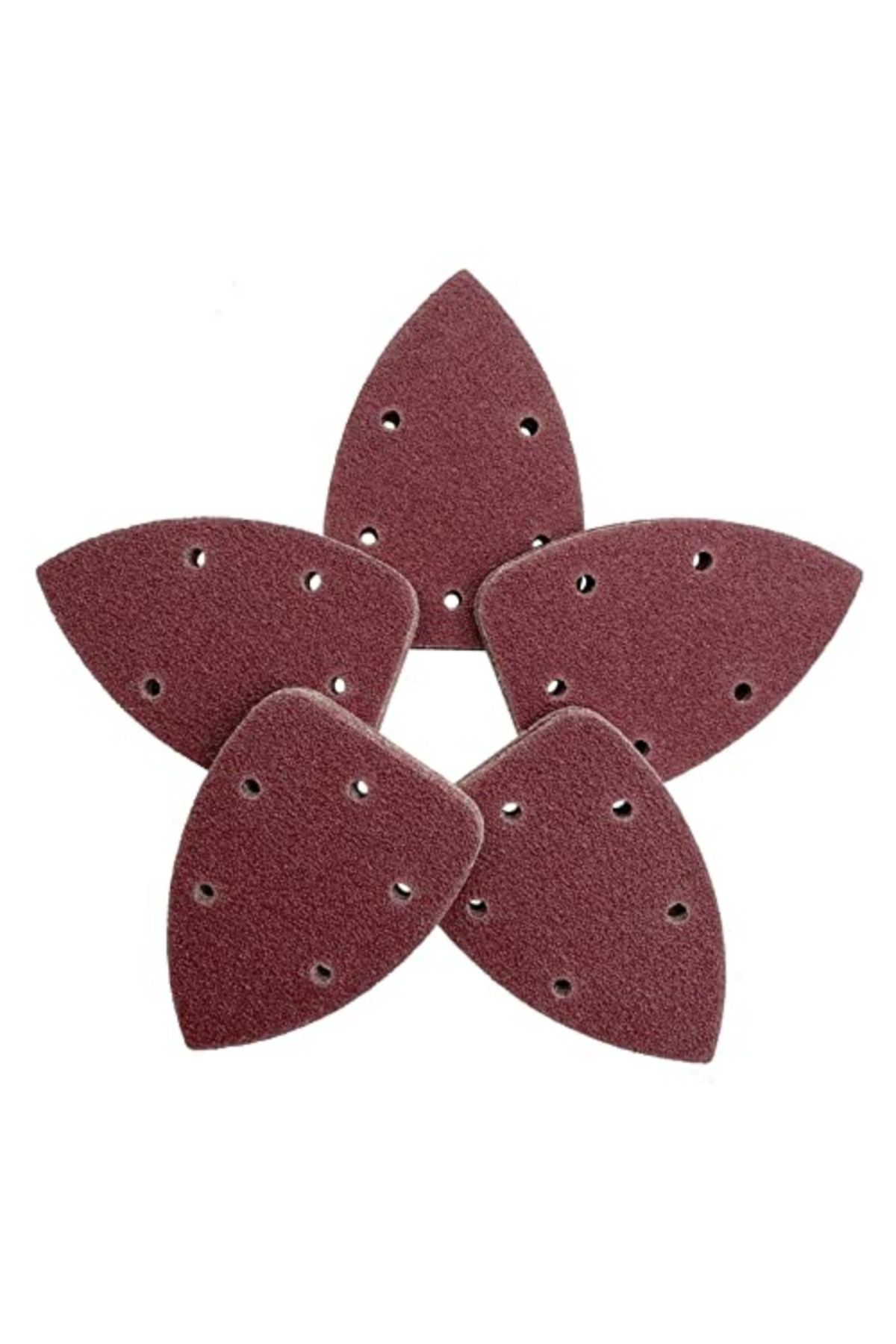 Choice-Mix Grits 50pcs/set Detail Sander Sandpaper Mouse Sanding Pads 5 Holes Hook And Loop Sanding Sheets 6