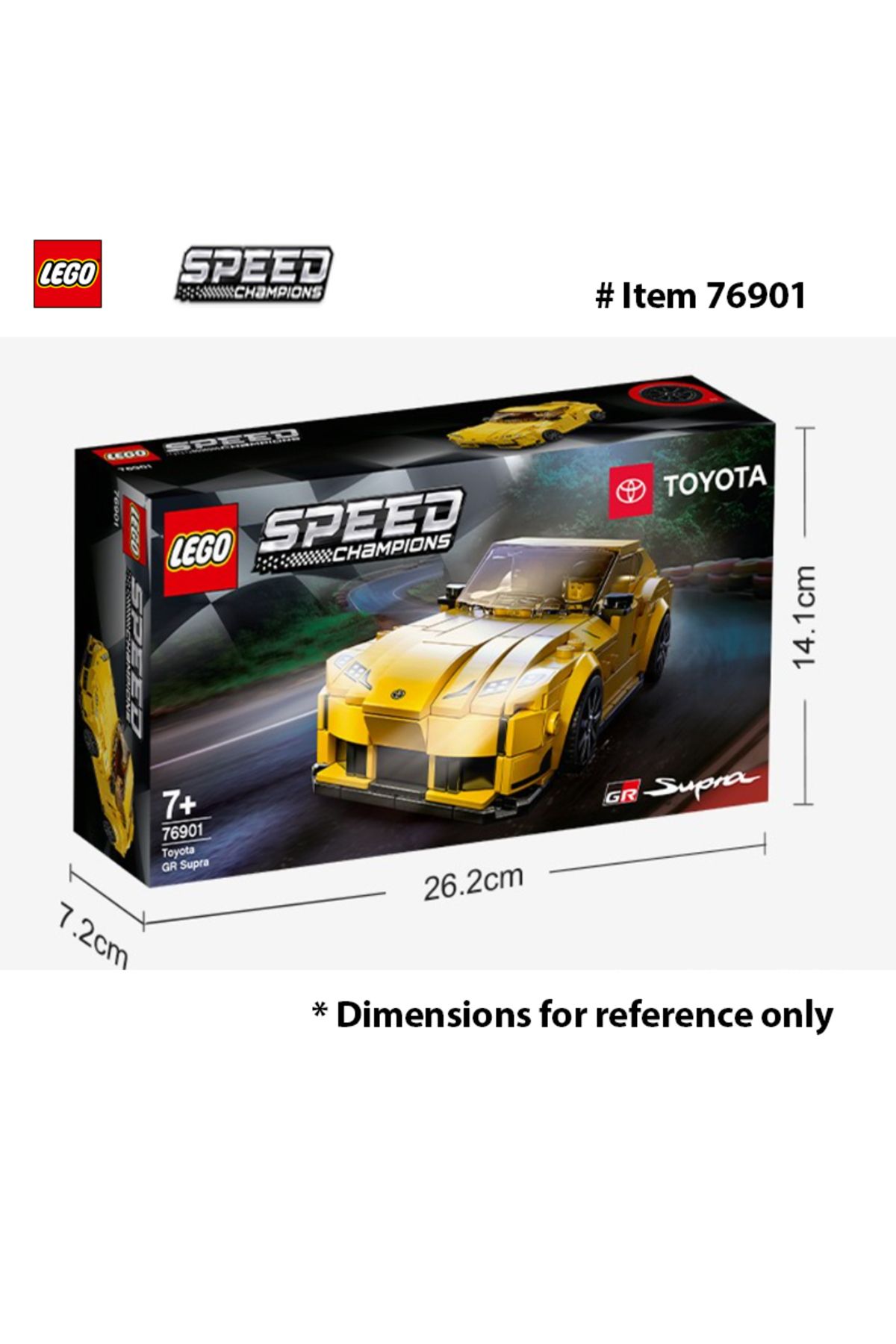Choice-76901 Lego 76901speed Champions Toyota gr Supra Collectible Sports Car Toy Building Set With Racing 1