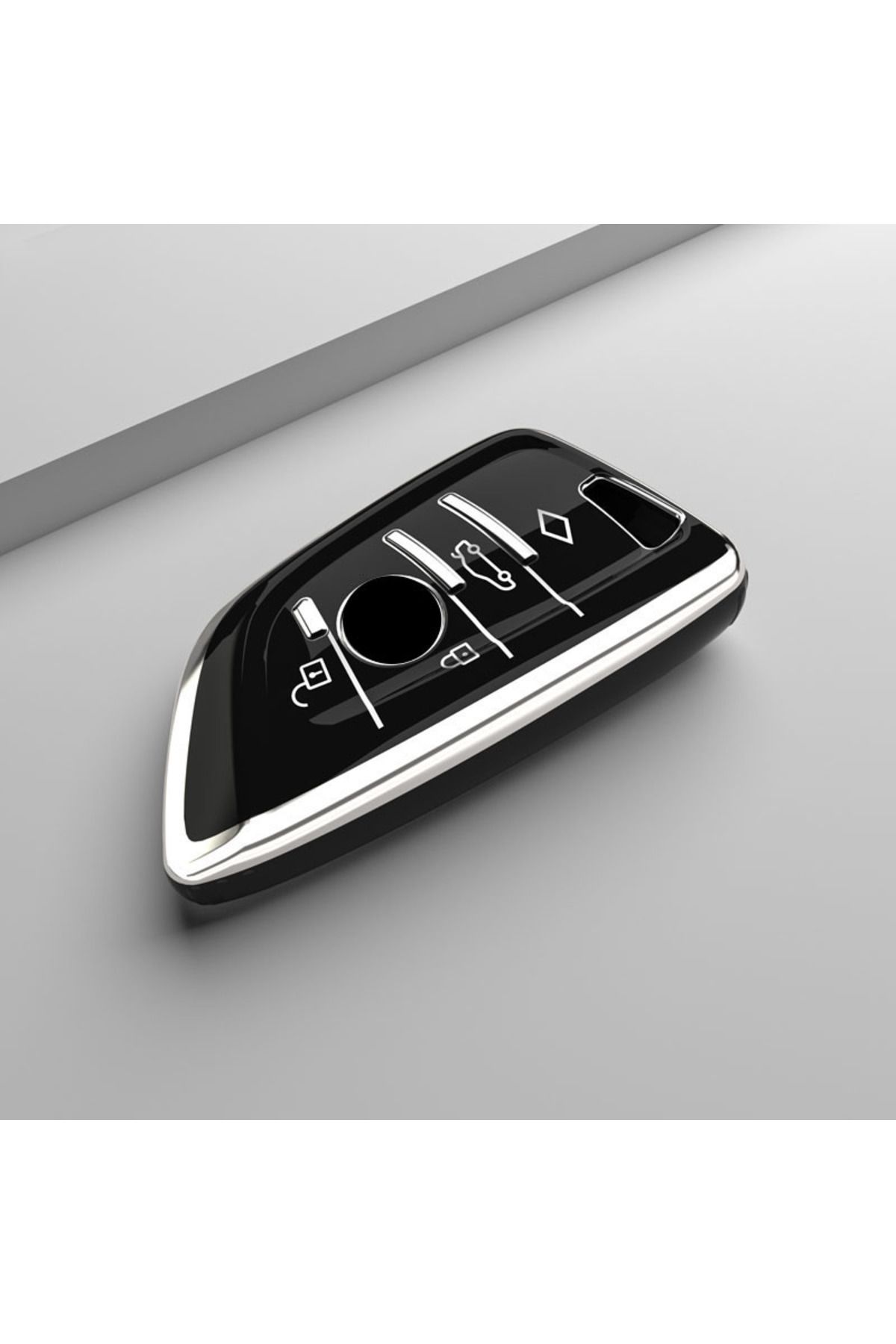 Choice-Se Bm01 Black Soft Tpu Car Remote Key Case Cover Shell For Bmw X1 X3 X5 X6 X7 1 3 5 6 7 Series G20 G 1