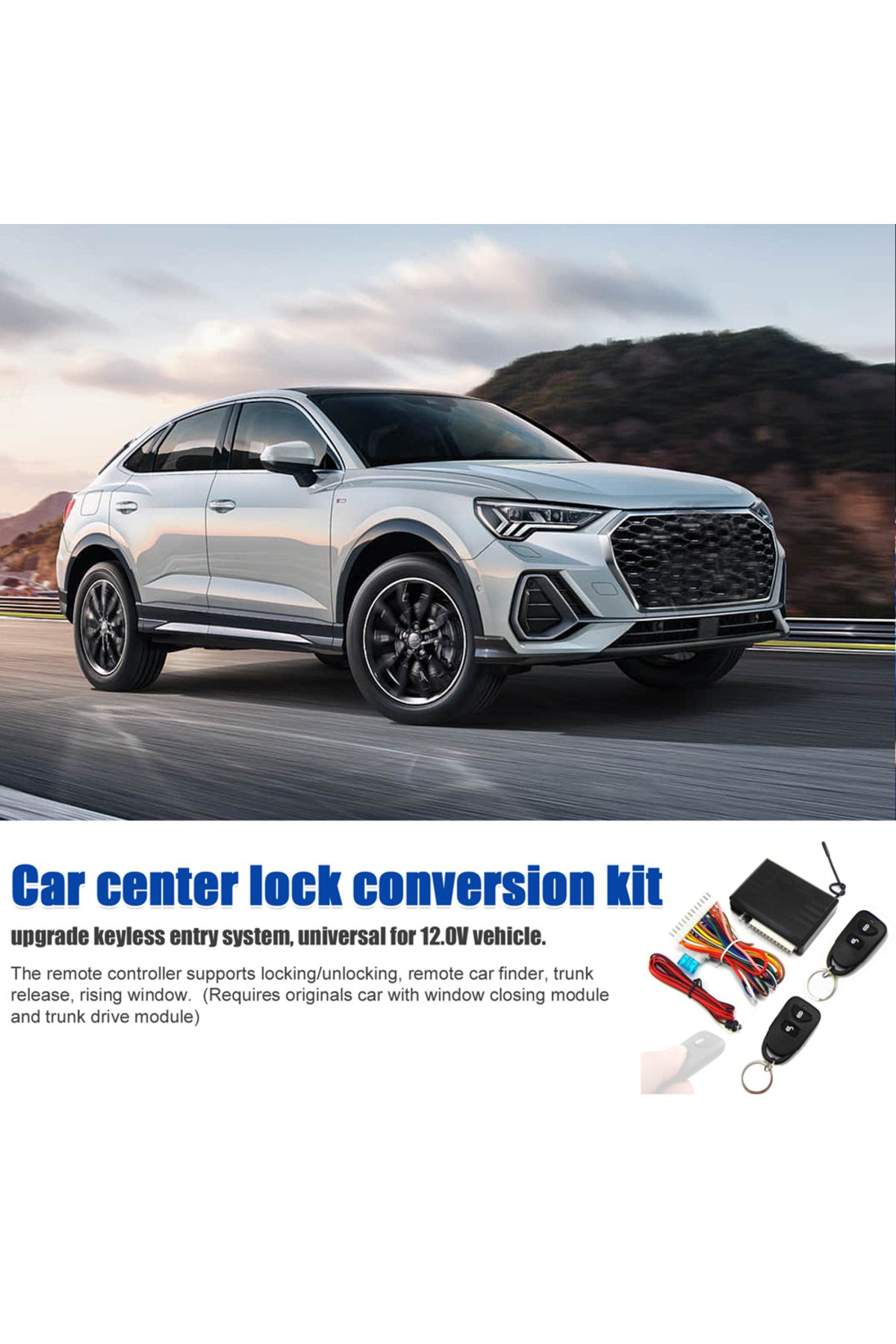 Choice-Car Keyless Entry System Universal Auto Remote Central Door Lock Kit 12V with Control Box & LED I... 7